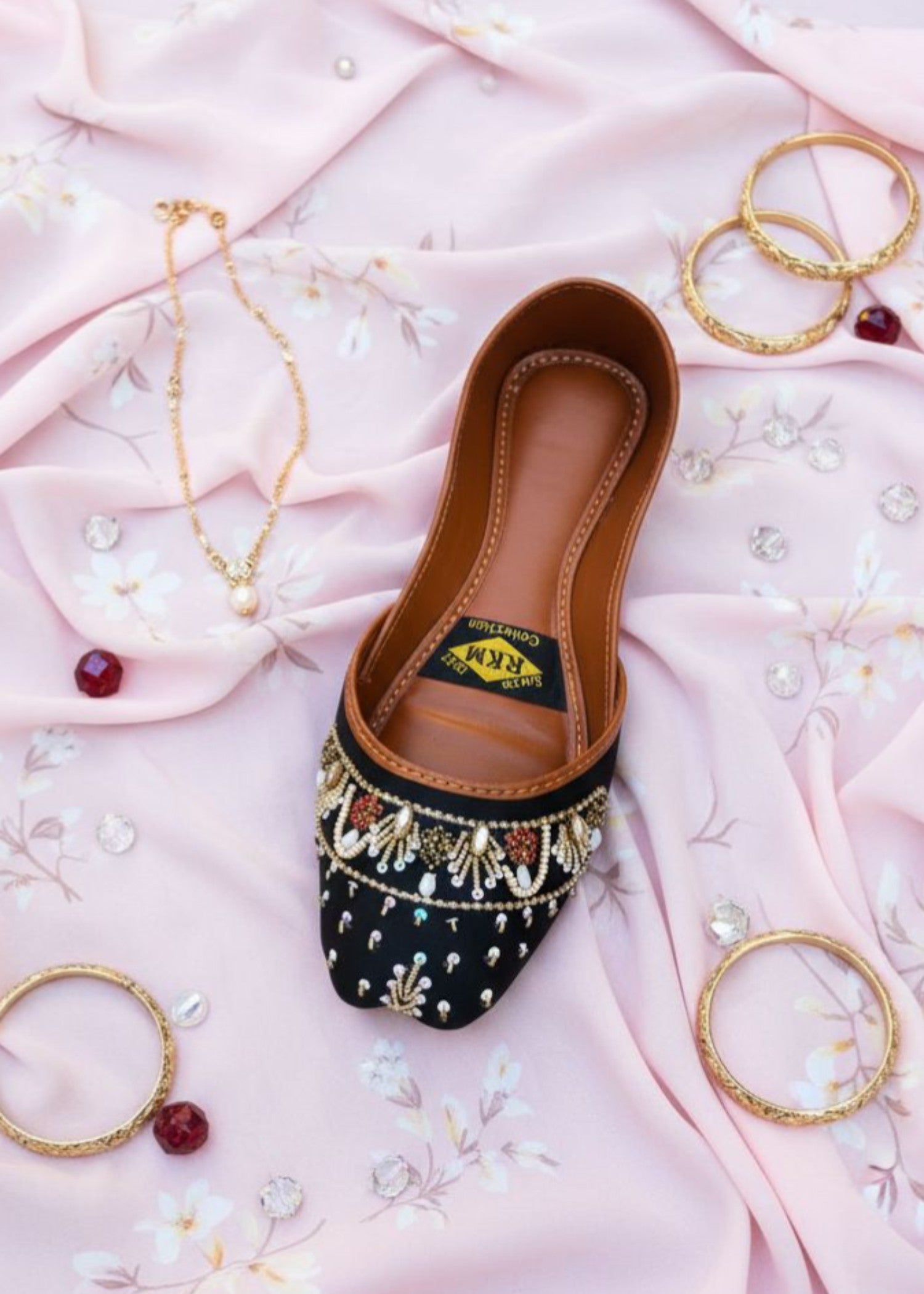 Khussa in Black by - High Quality Women Khussa CAO3891