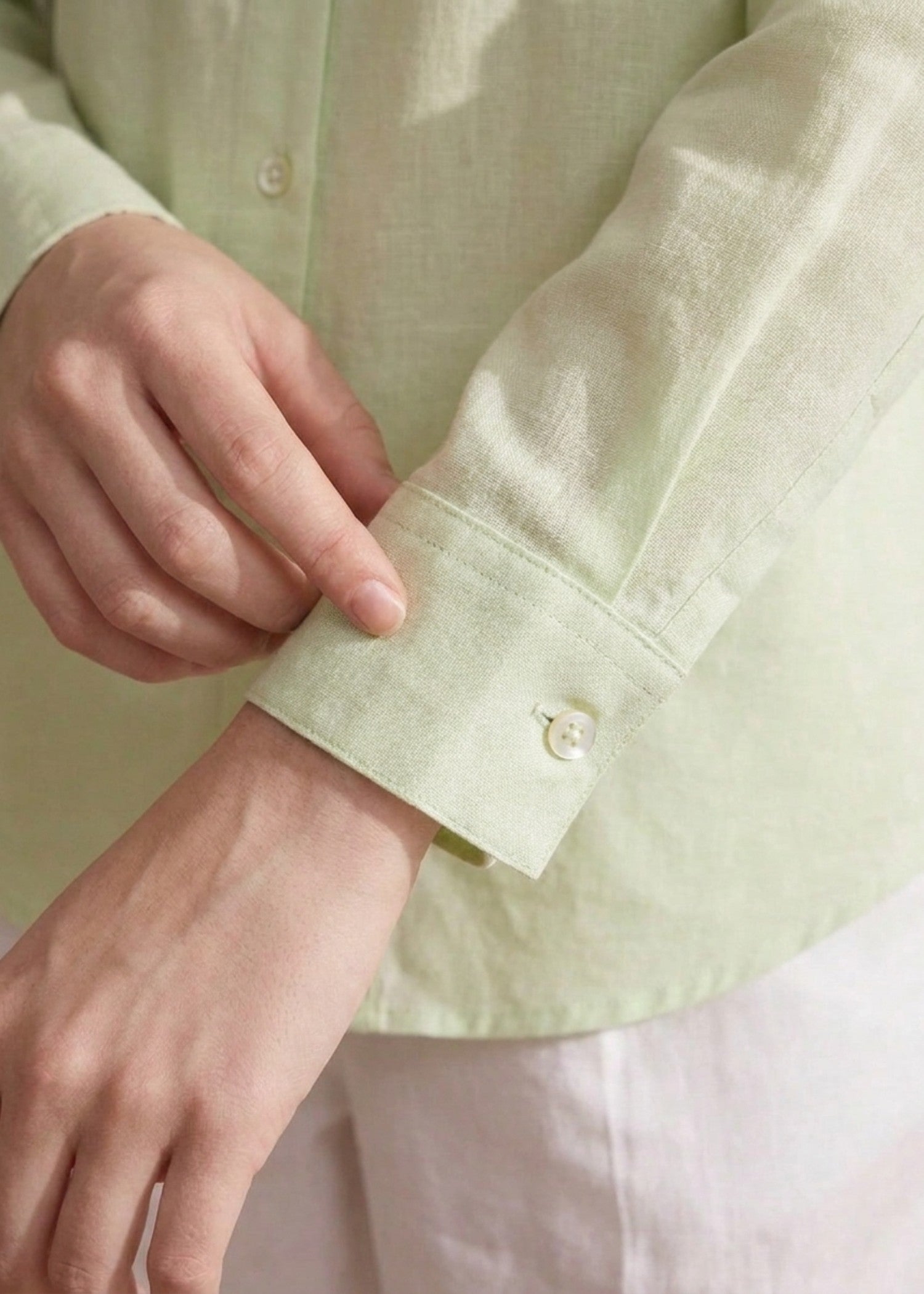 cotton Top in Mint green