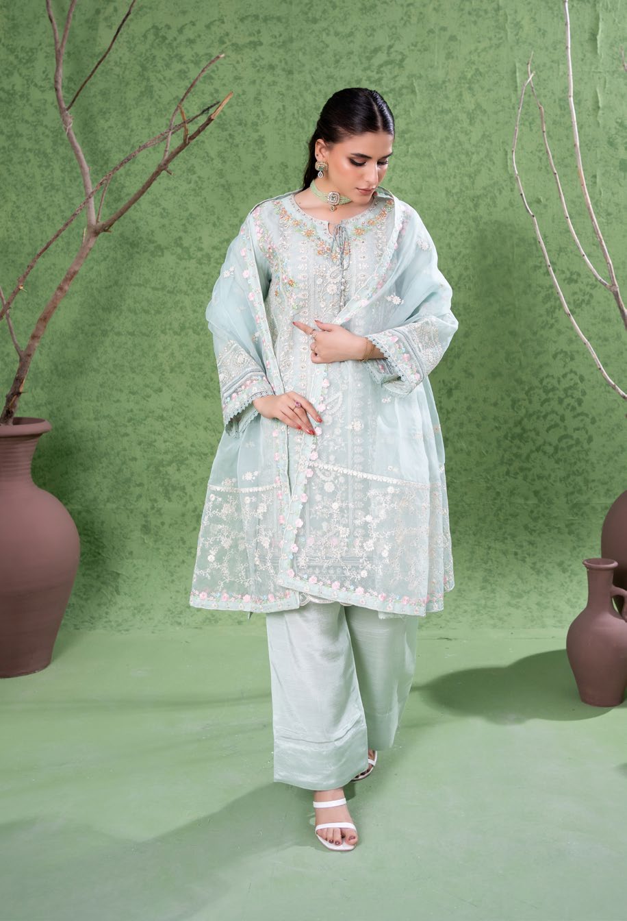 Kahani Festive Pret Organza Formals – D-5