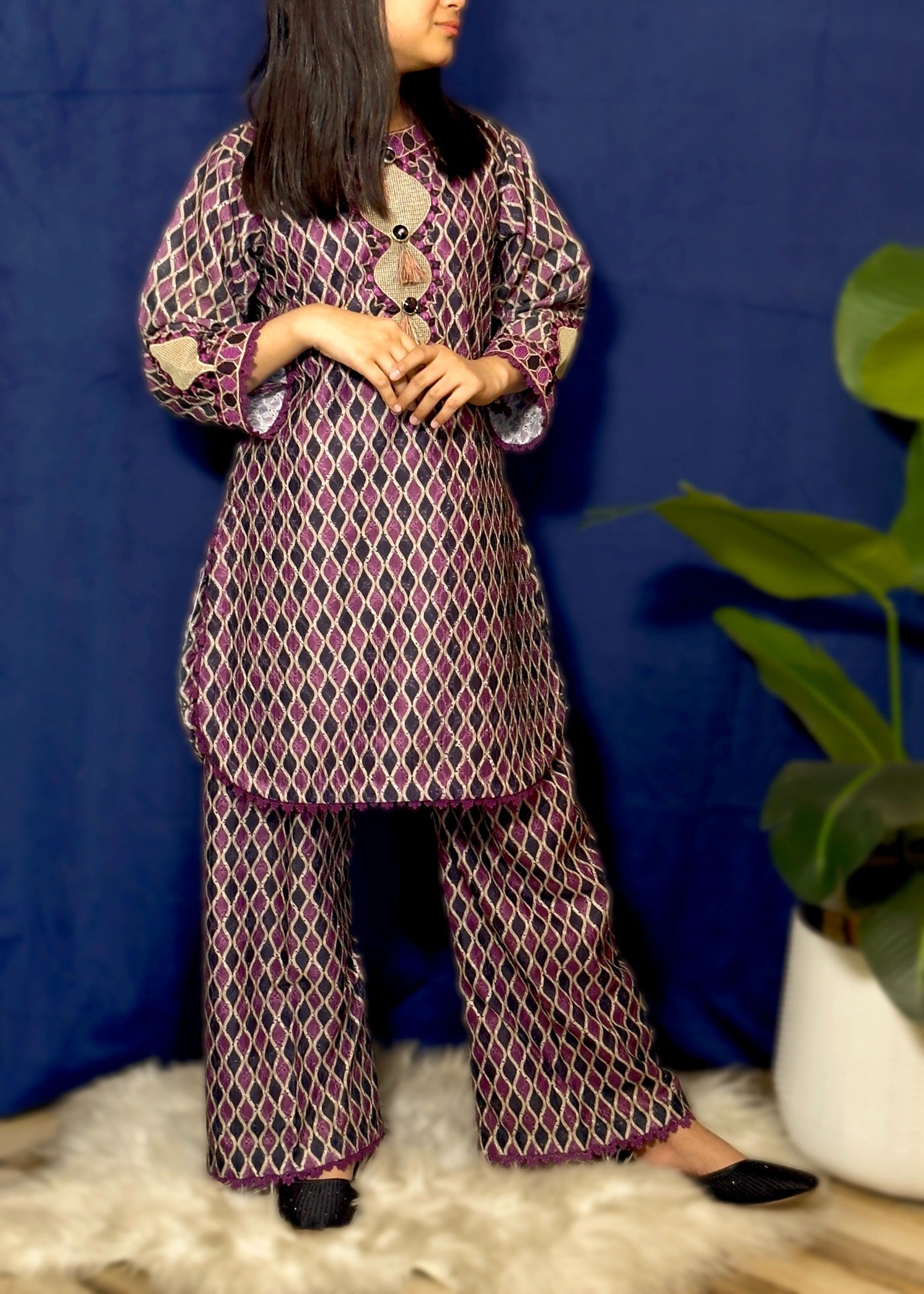 Co Ord Sets in Deep purple