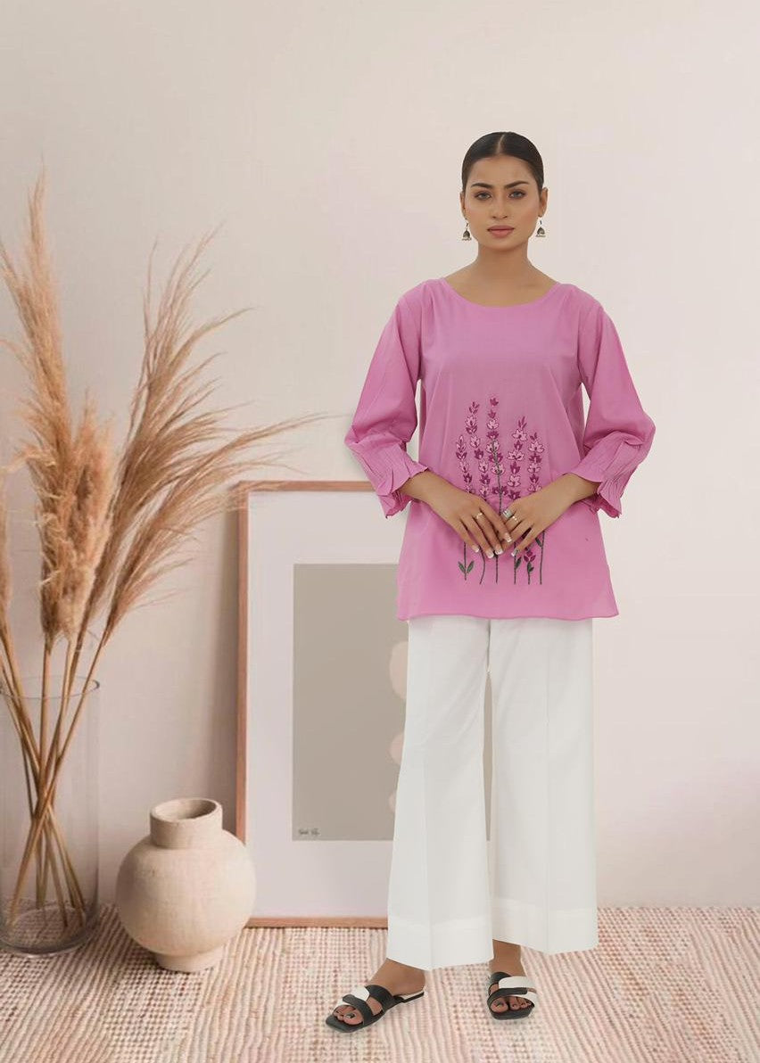 lawn Tunic in Lilac