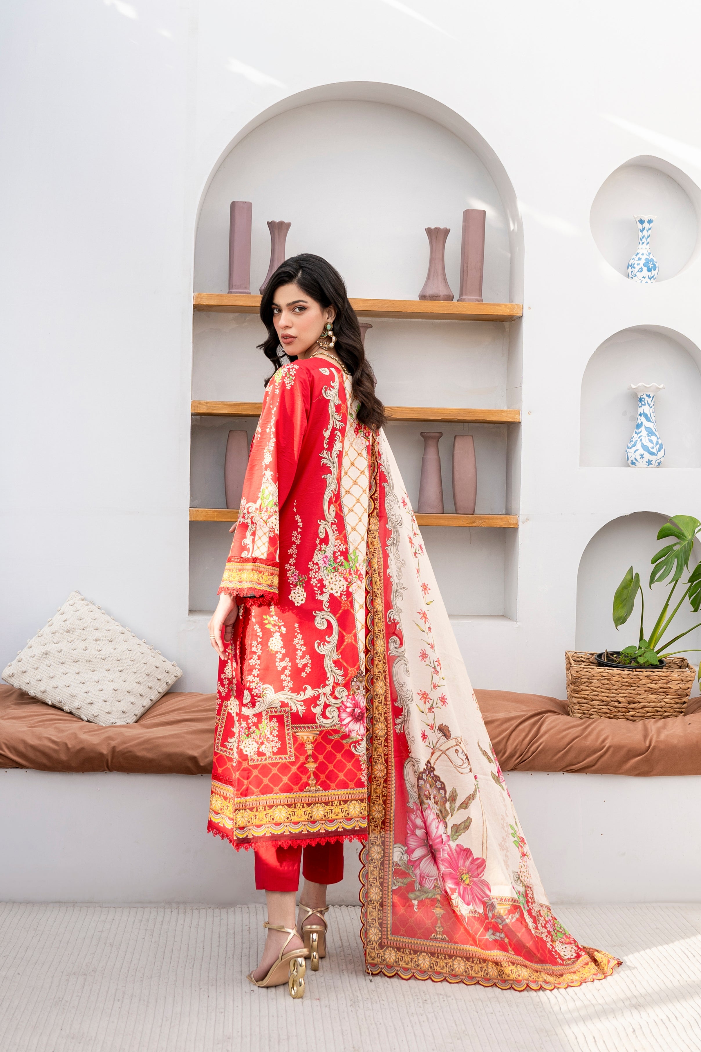 Summer Printed Lawn – D120