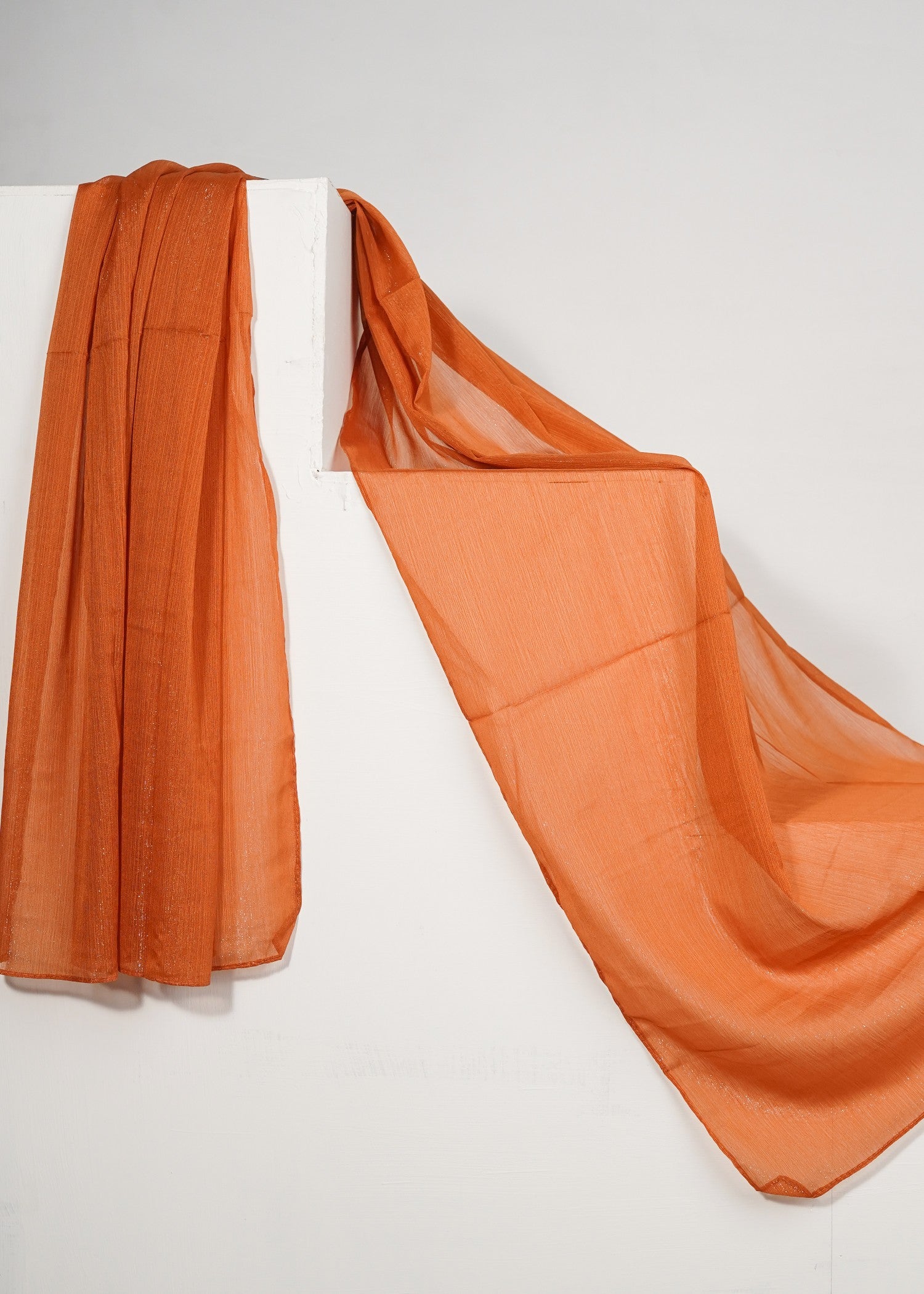 chiffon Hijab in Burnt orange