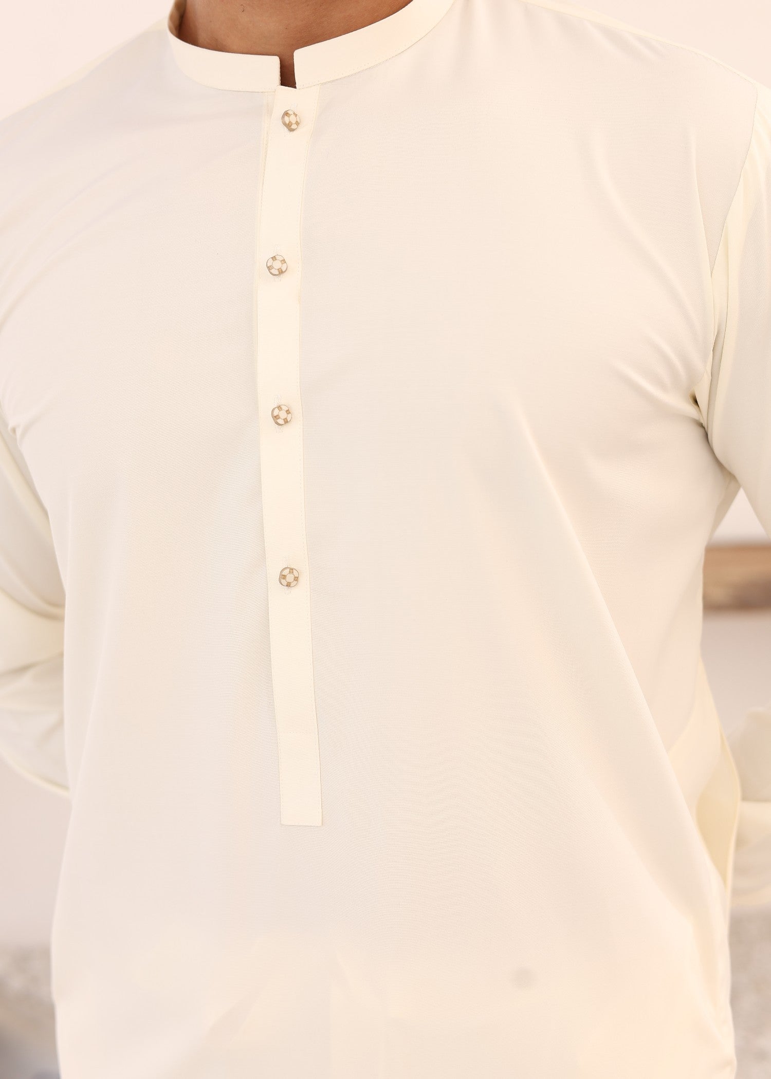 boski Kurta Set in Cream