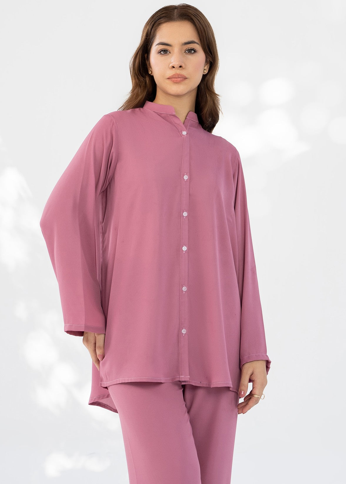 georgette Co Ord Sets in Bubblegum pink