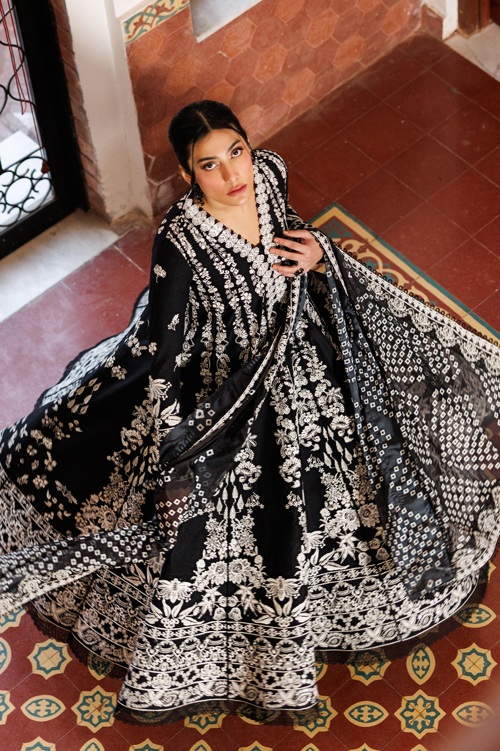 Mirabelle Festive Luxury Lawn – MIDNIGHT BLISS