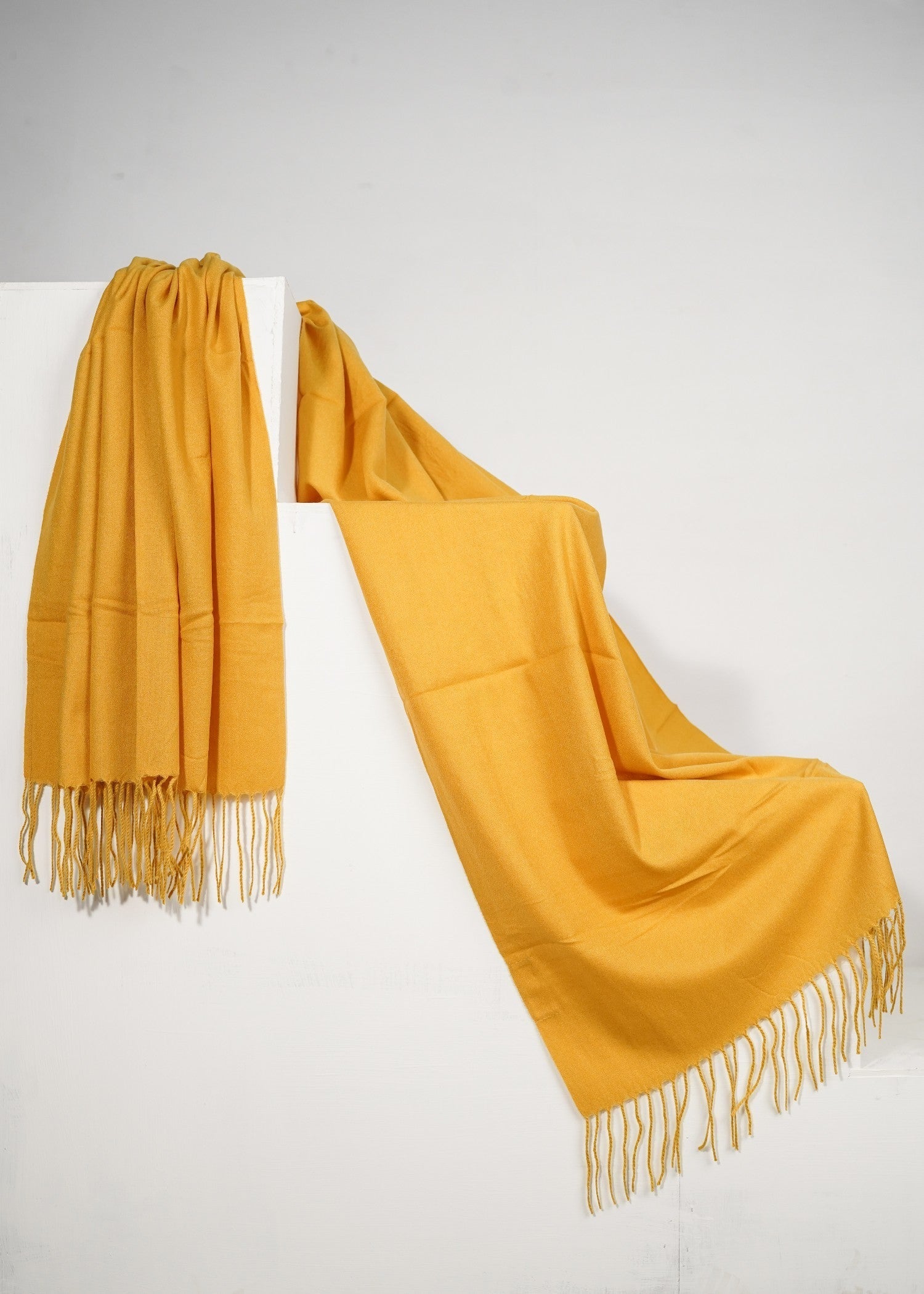 wool Hijab in Marigold