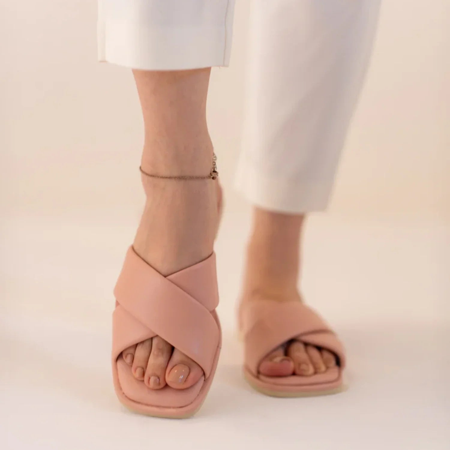 Flats in Pink by - High Quality Women Flats DMI5113