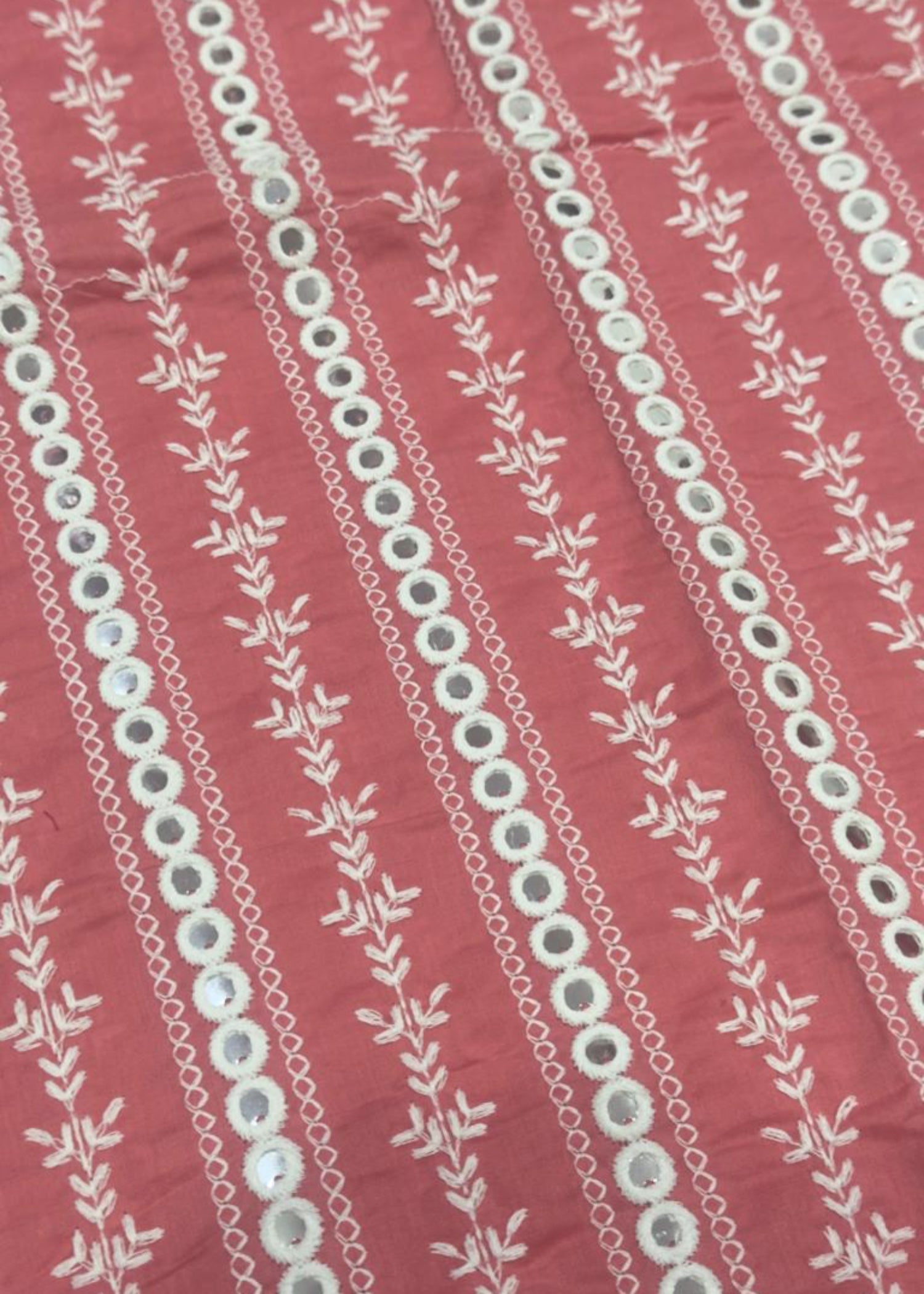lawn Unstitched in Salmon pink