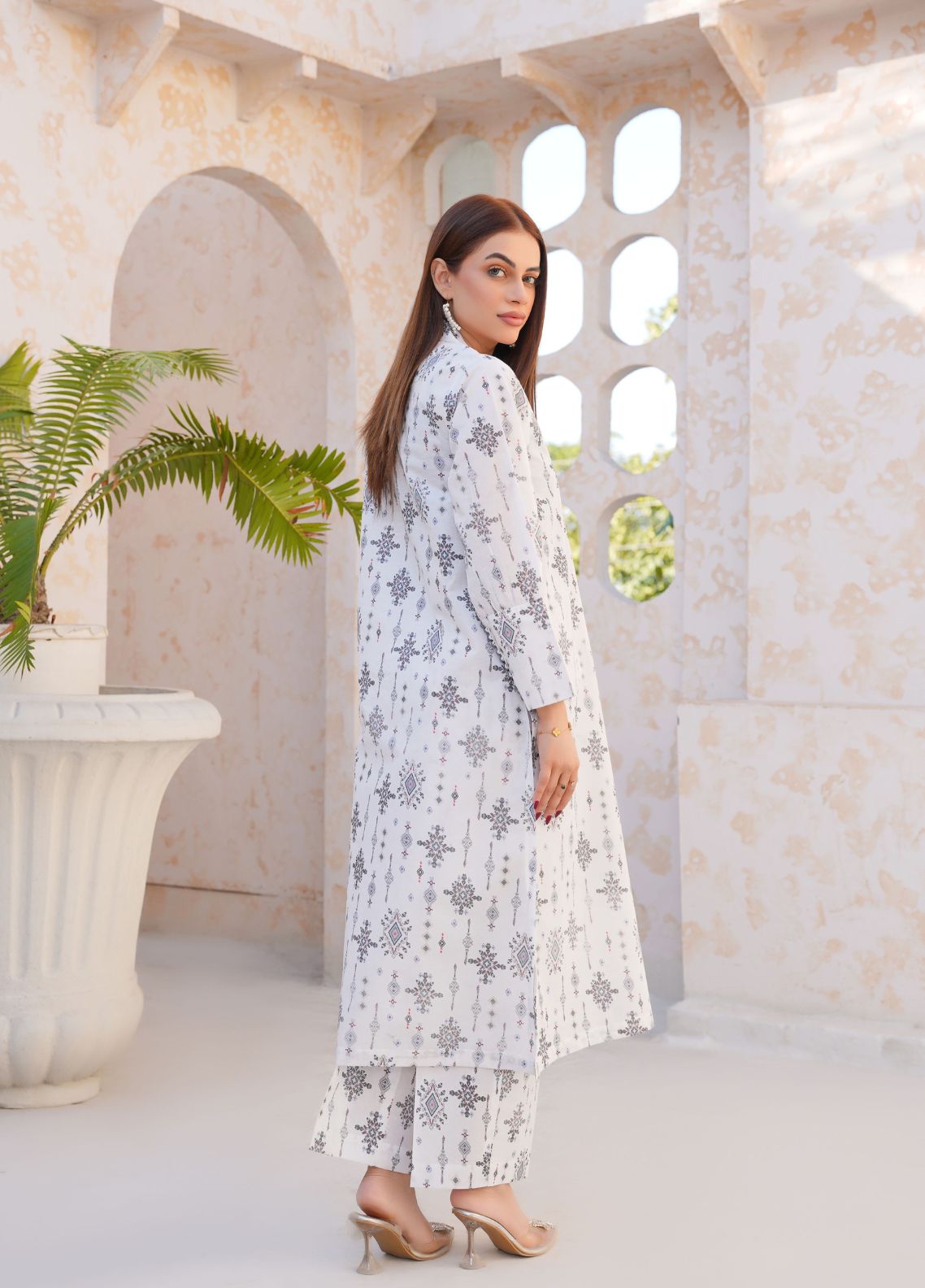 lawn Co Ord Sets in Chalk
