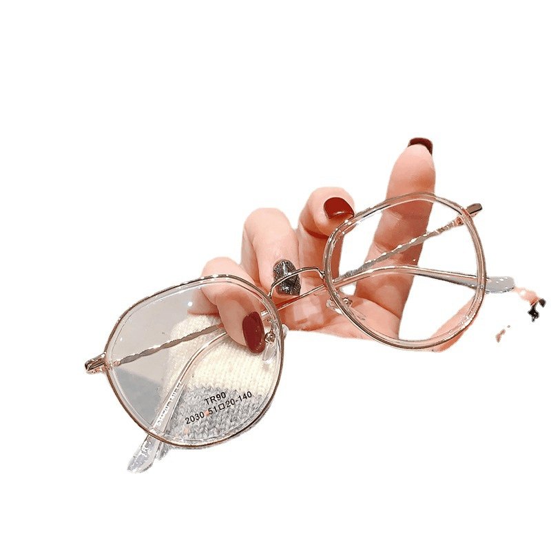 The New Polygonal Anti-Blue Light Glasses Frame Korean Version