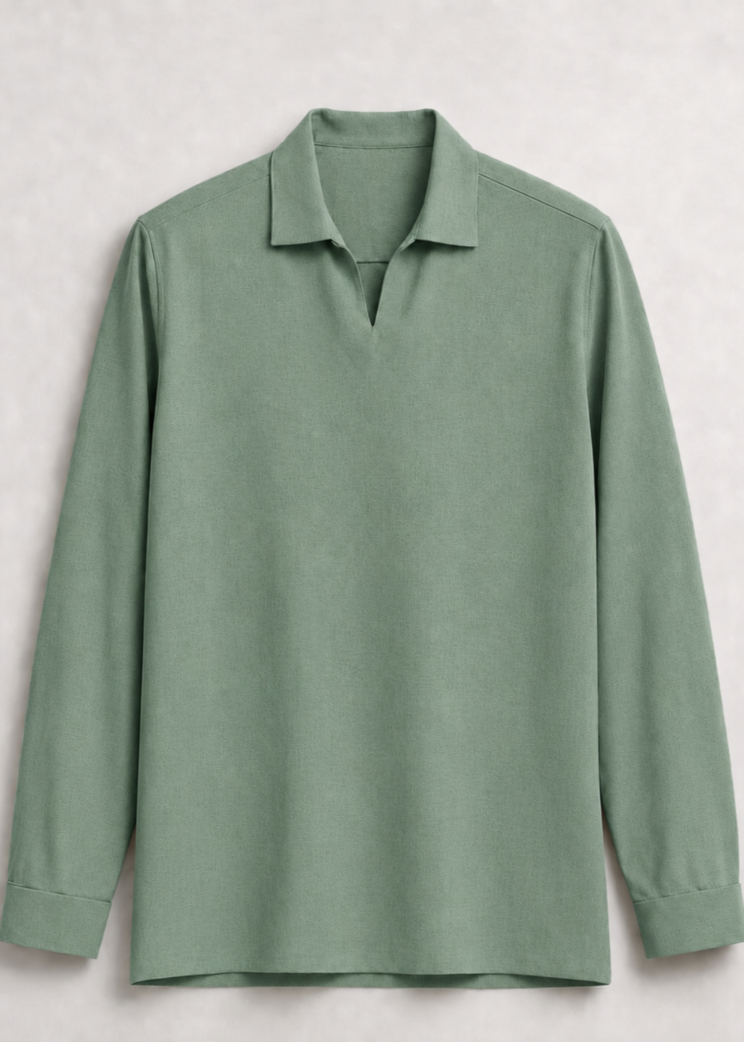 cotton linen Casual Shirt in Pistachio green