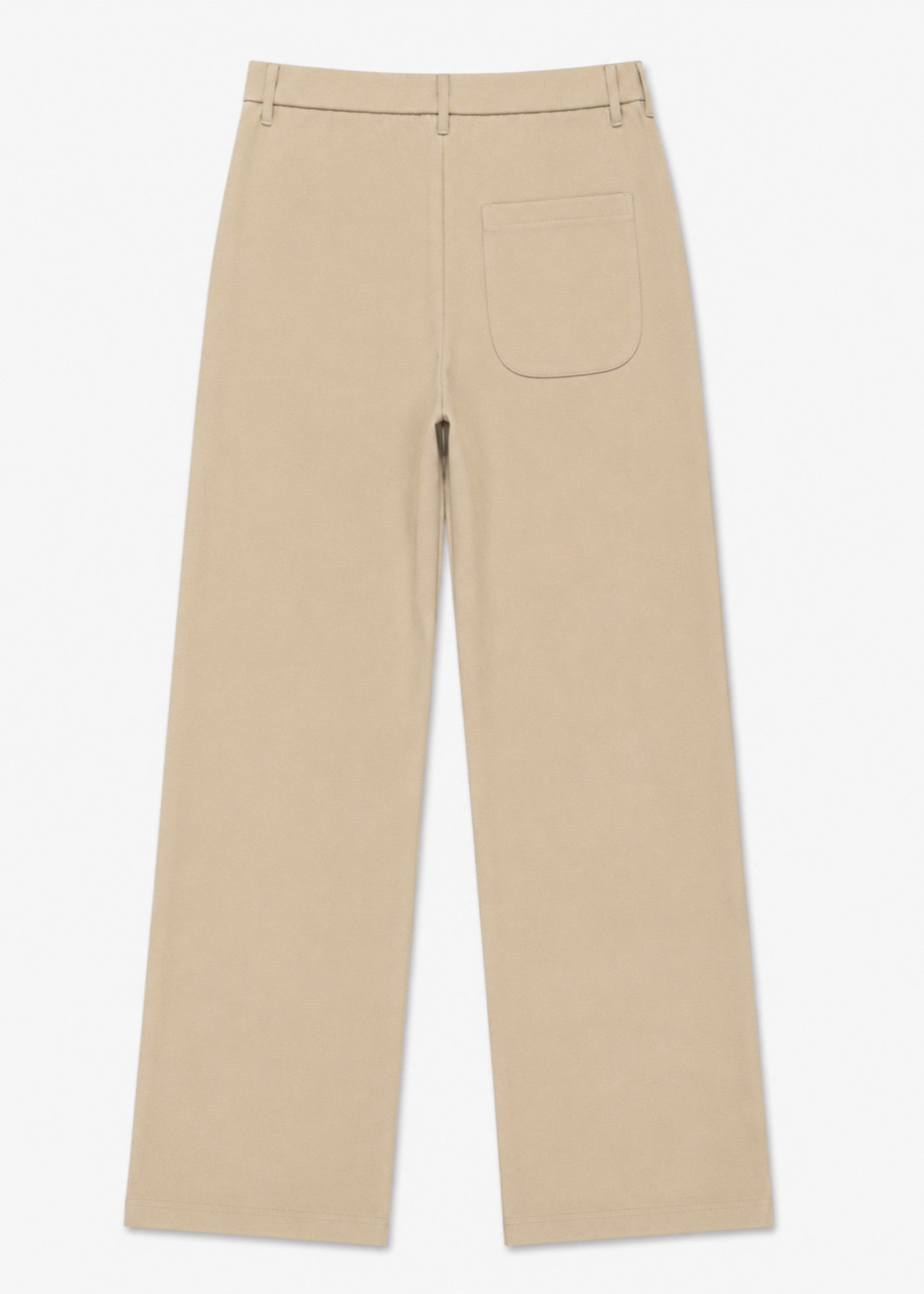 interlock knit Pants in Beige