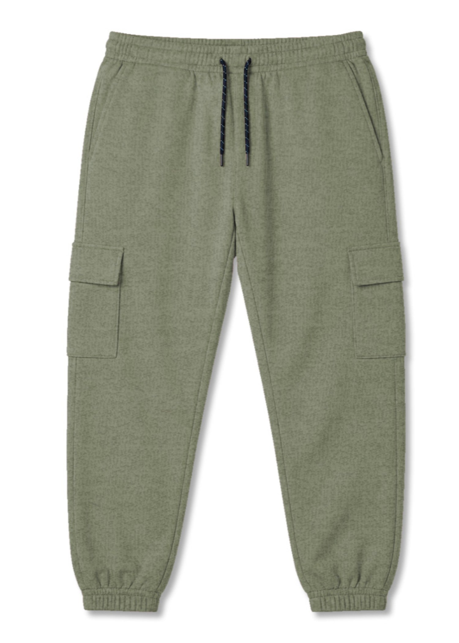fleece Jogger Pants in Olive green