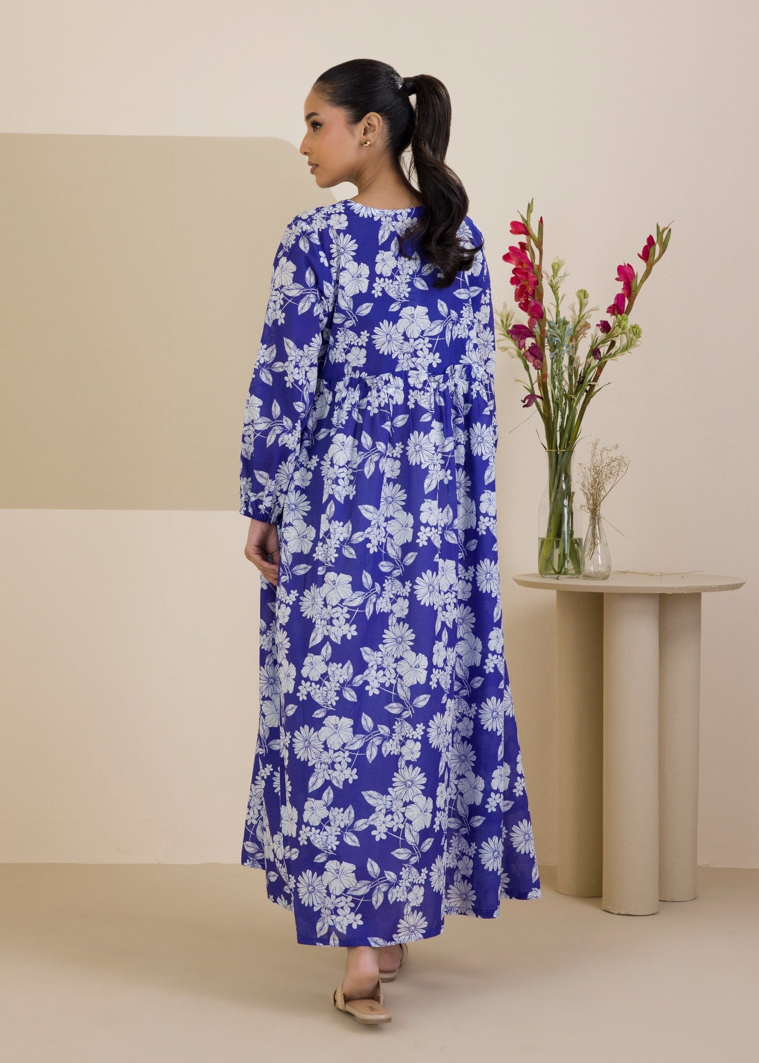 lawn Maxi in Blue