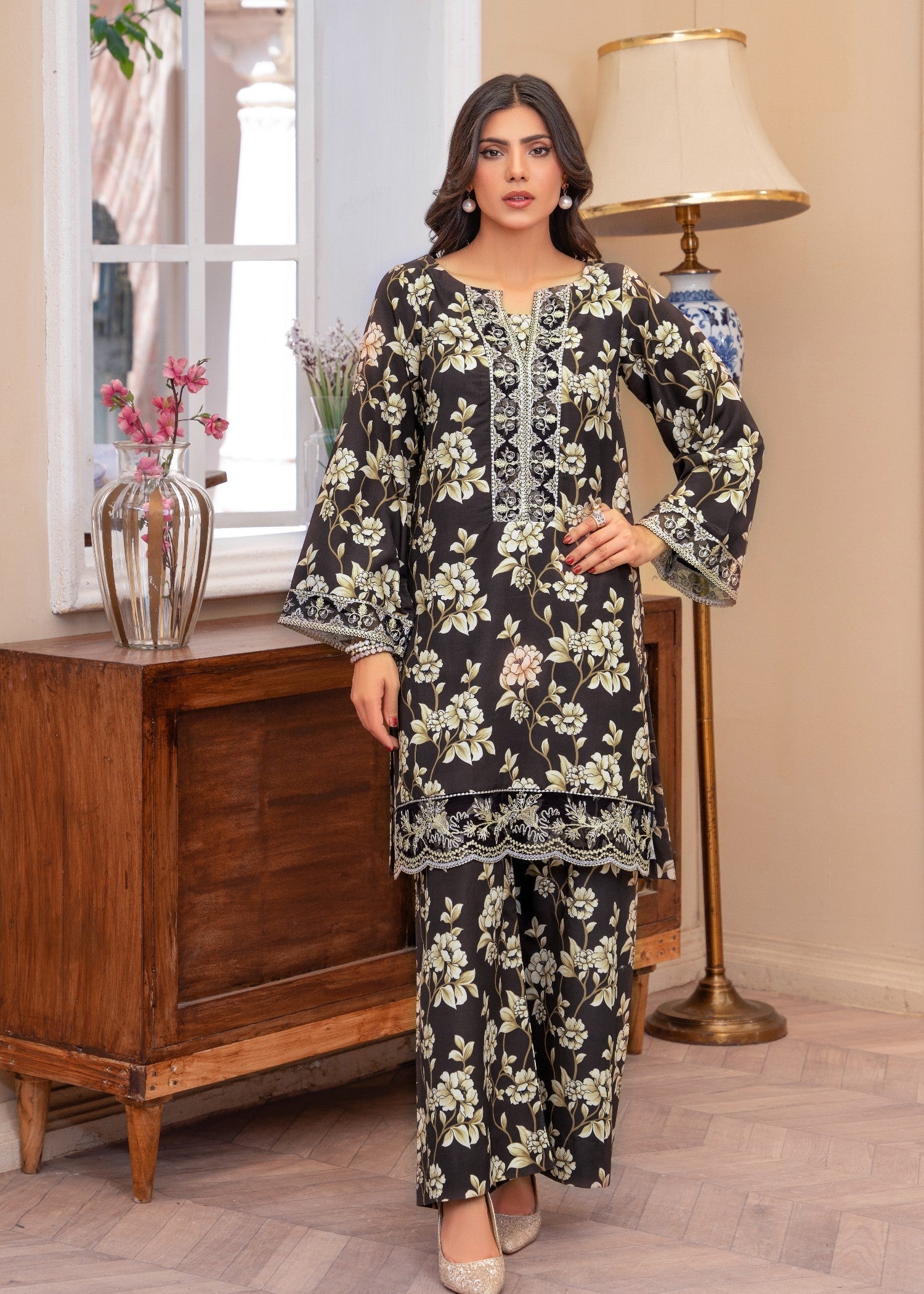 poly lawn Co Ord Sets in Brunette brown