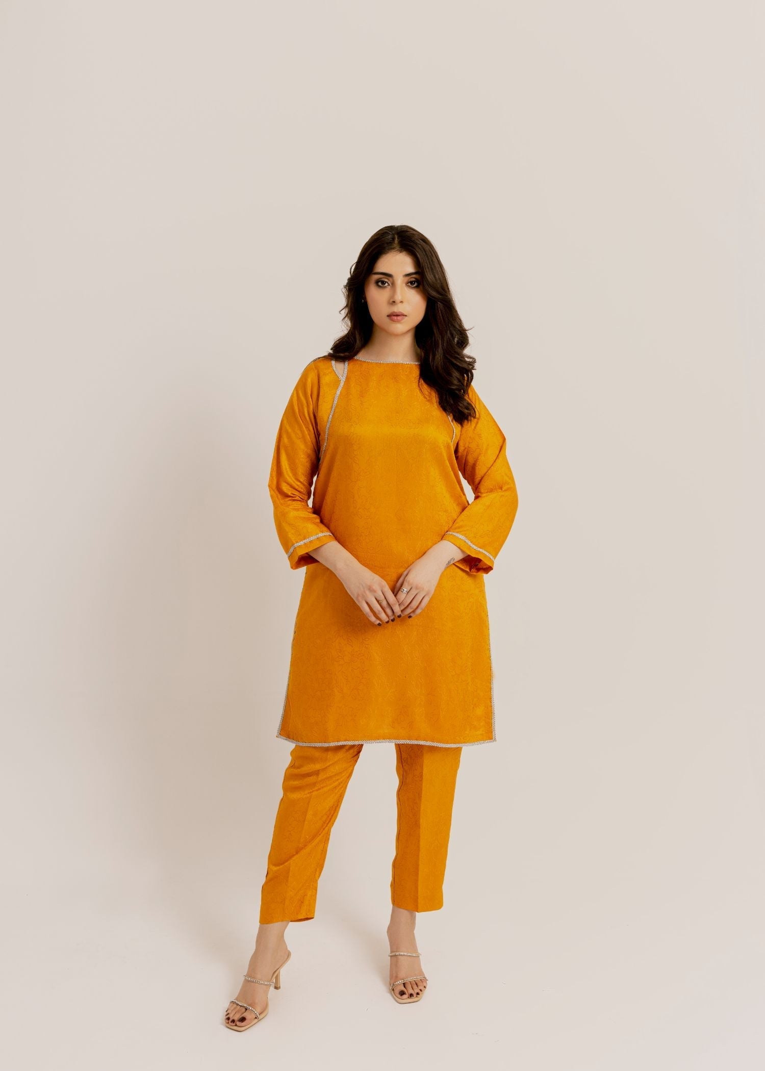 viscose Co Ord Sets in Mustard