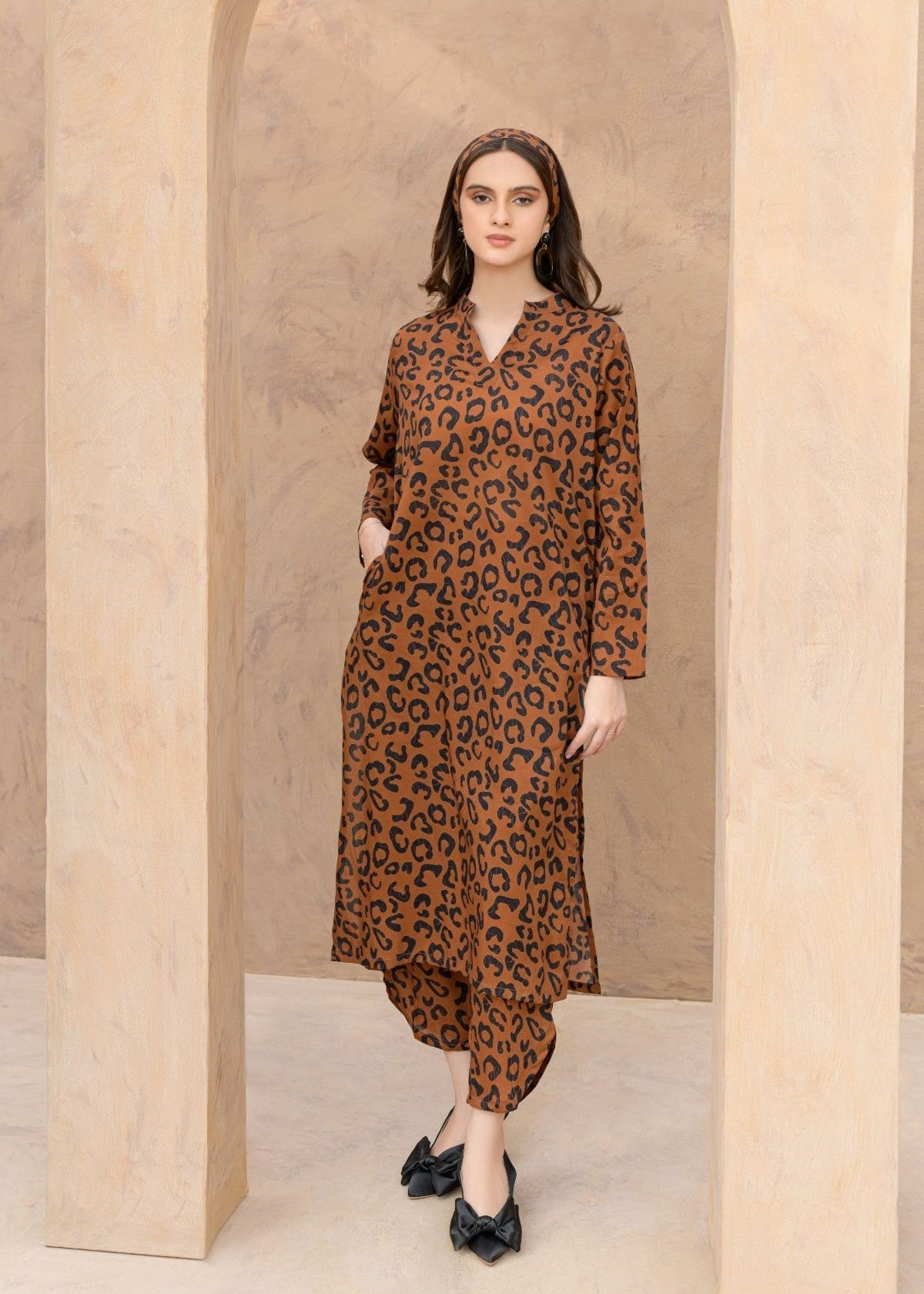cambric Co ord Sets in Brown