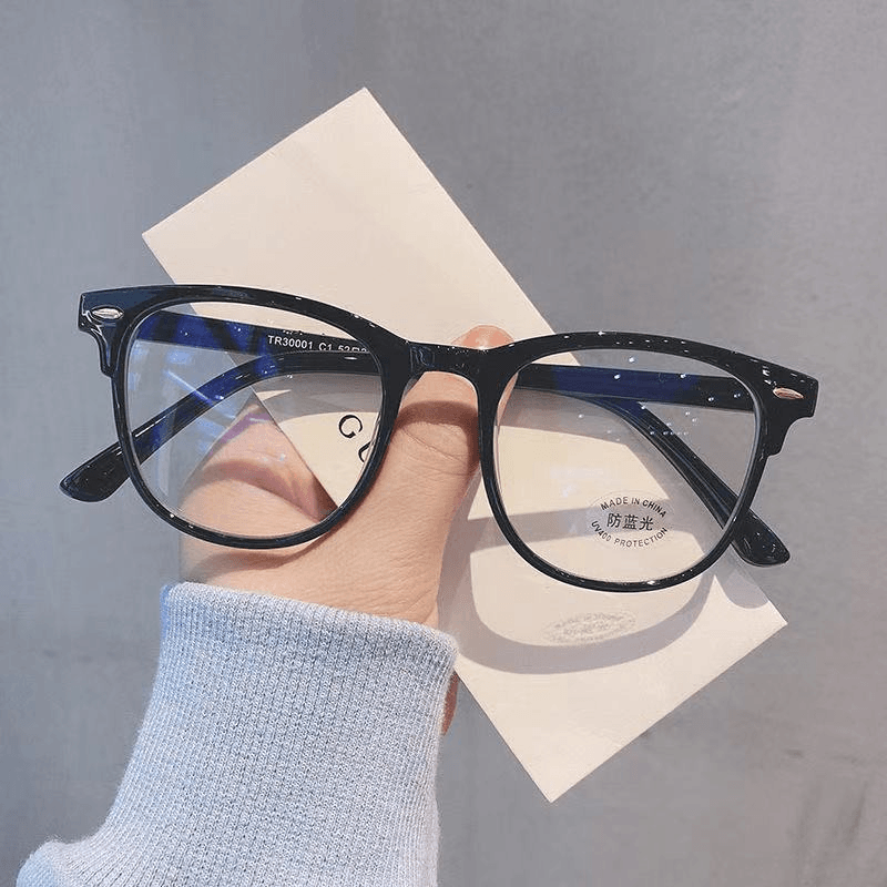 Women's Blue Light Blocking Flat Mirror Computer Glasses for Eye Protection