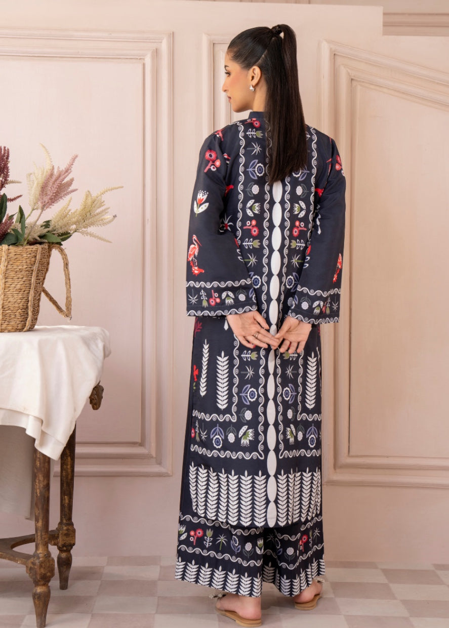slub cambric Co Ord Sets in Dark blue