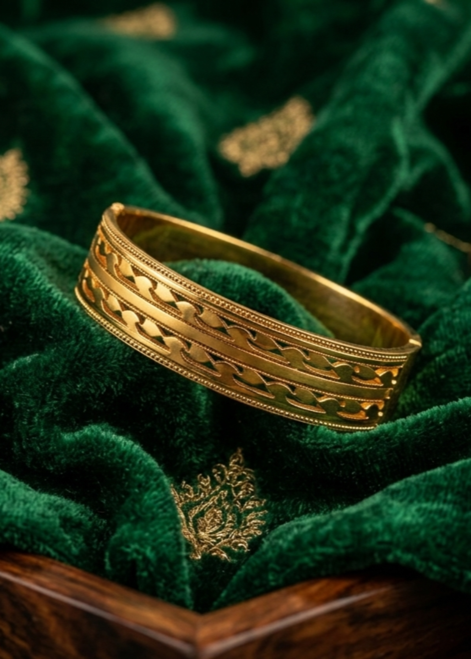 Bangles in Gold Color by - Trendy Women Bangles SMD6083