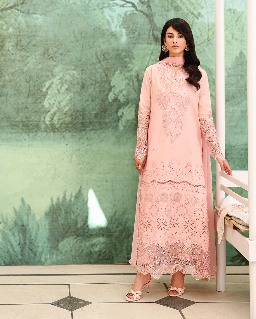 Veil of Summer Chikankari Lawn Edit – Azure Elan