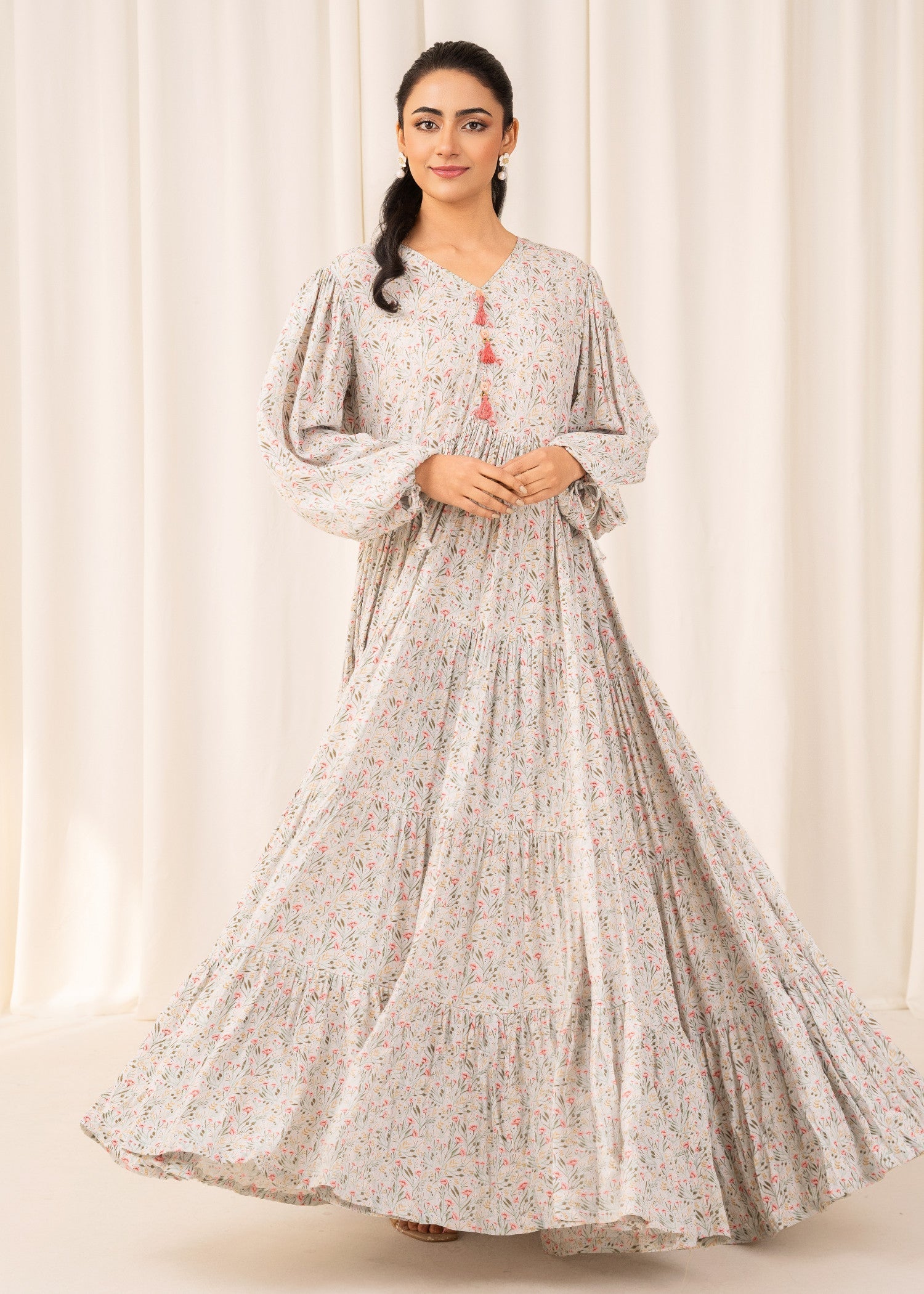 rayon Maxi in Ivory