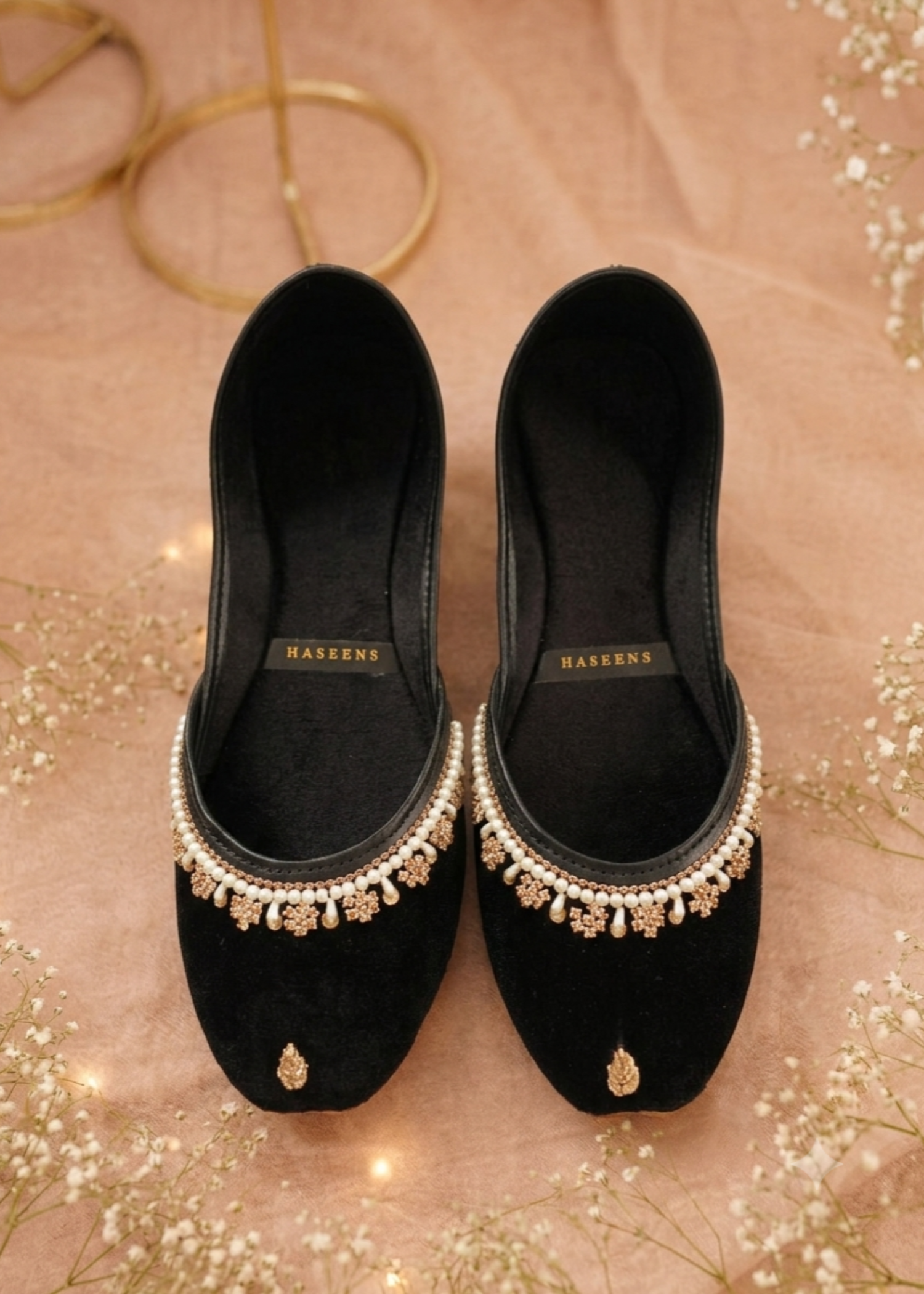 Khussa in Black by - High Quality Women Khussa OJI2031