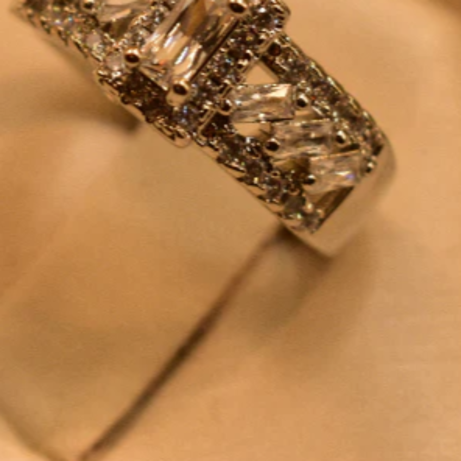 Ring in White Color by - Trendy Women Ring AKL3587