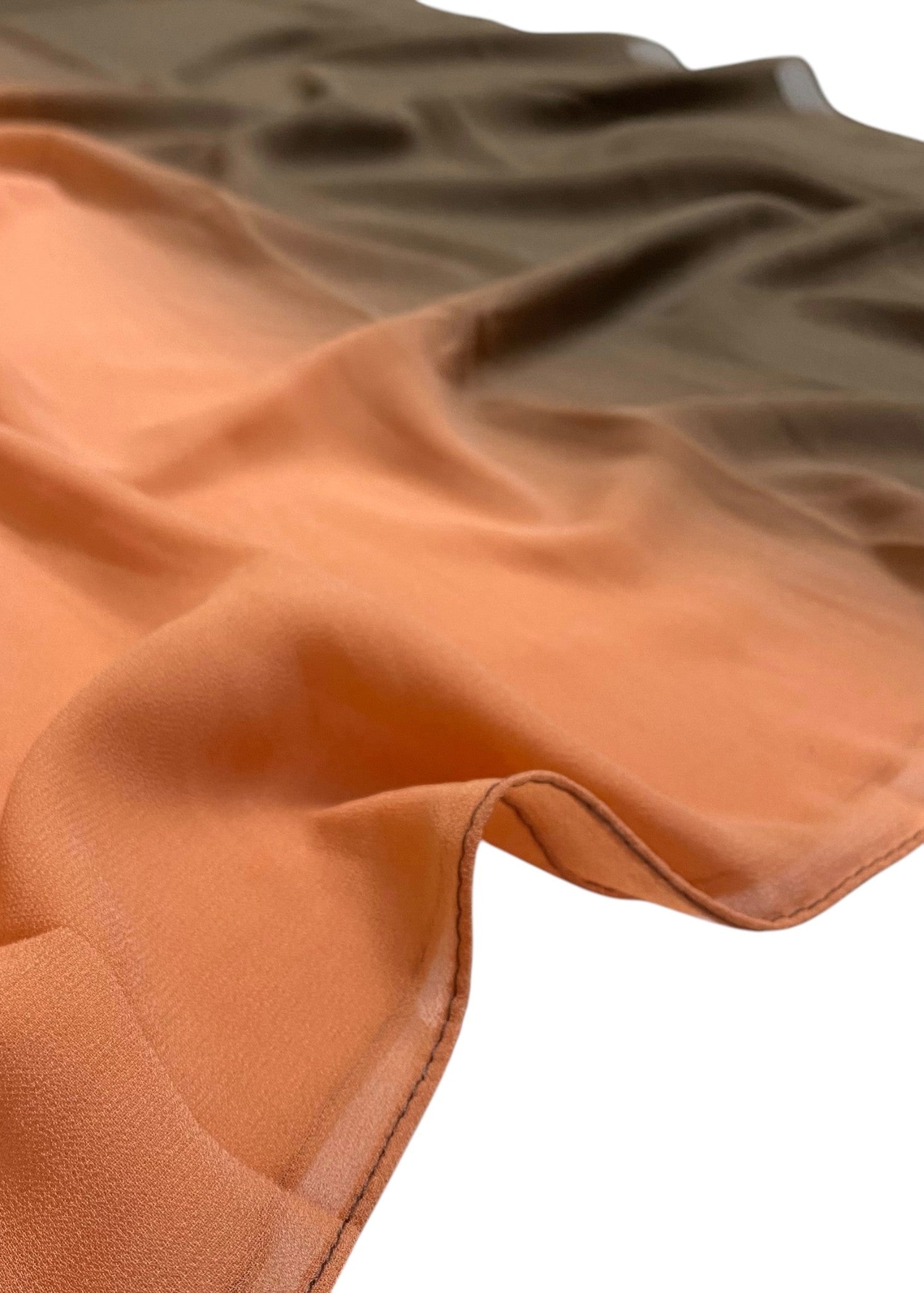 chiffon Hijab in Tangerine