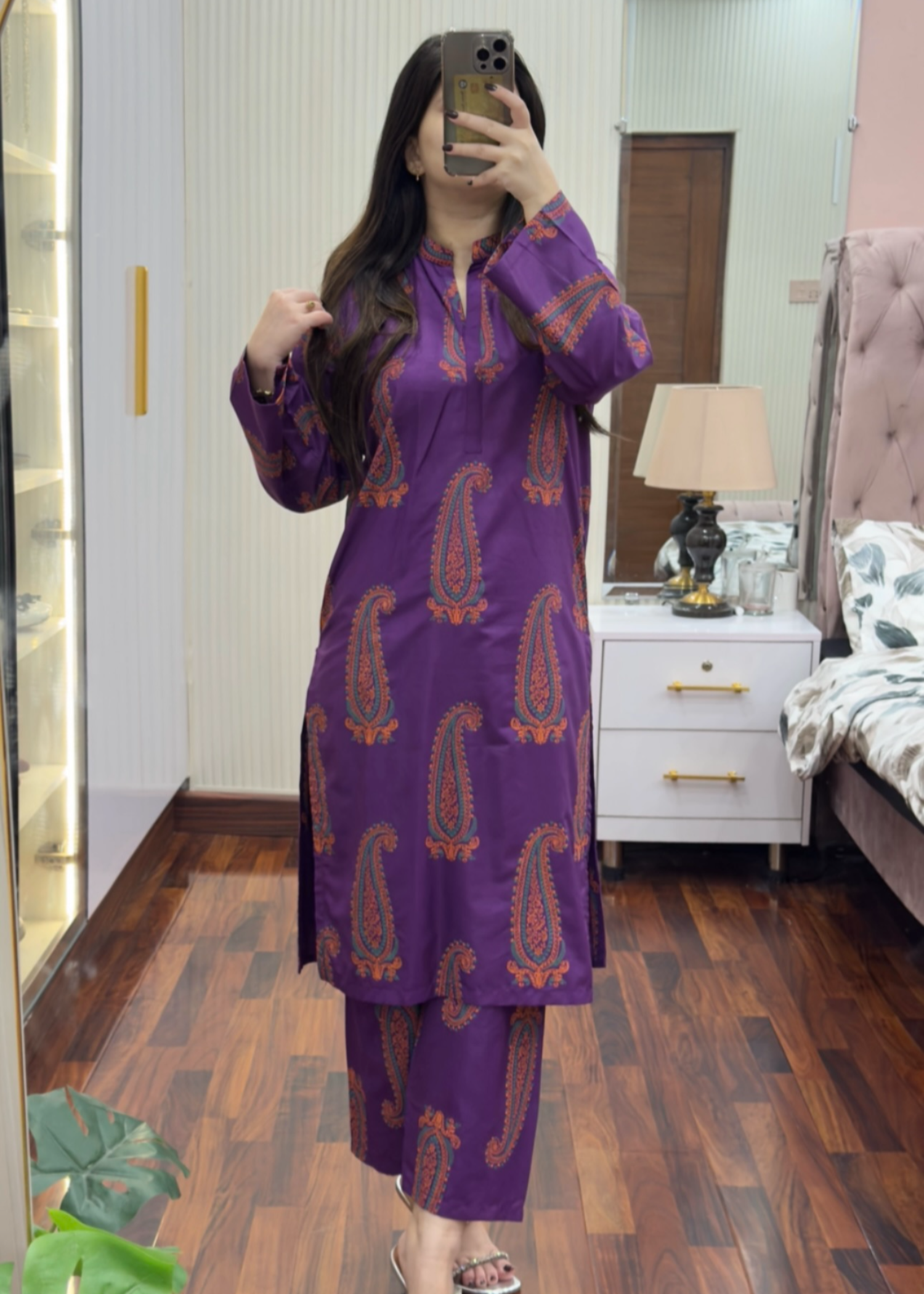 linen Co Ord Sets in Purple