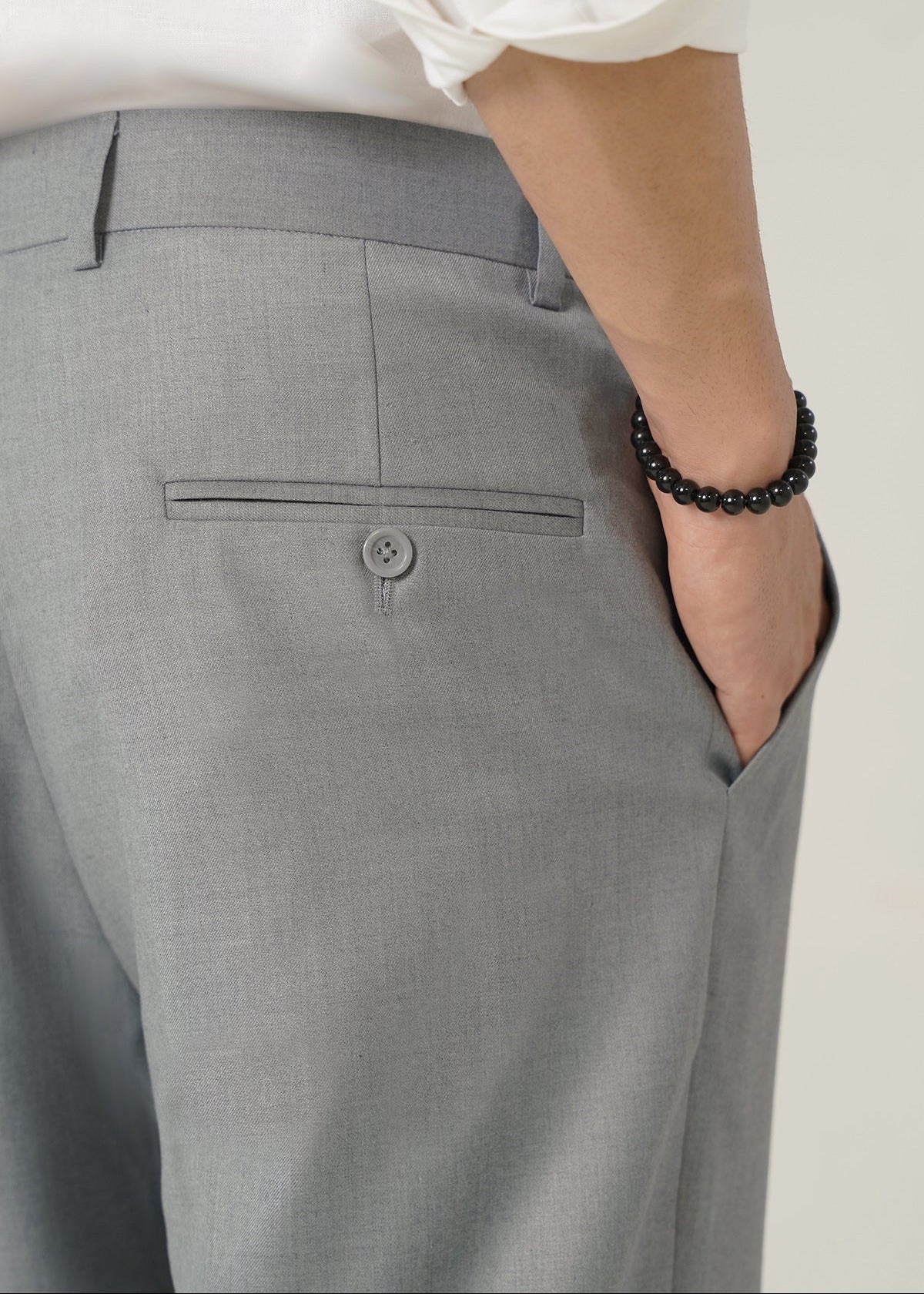 suiting Pants in Duck egg grey
