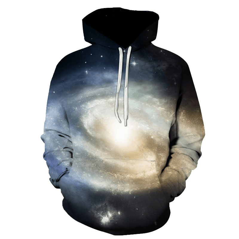 3D Digital Printing Pattern Men'S Hooded Sweatshirt