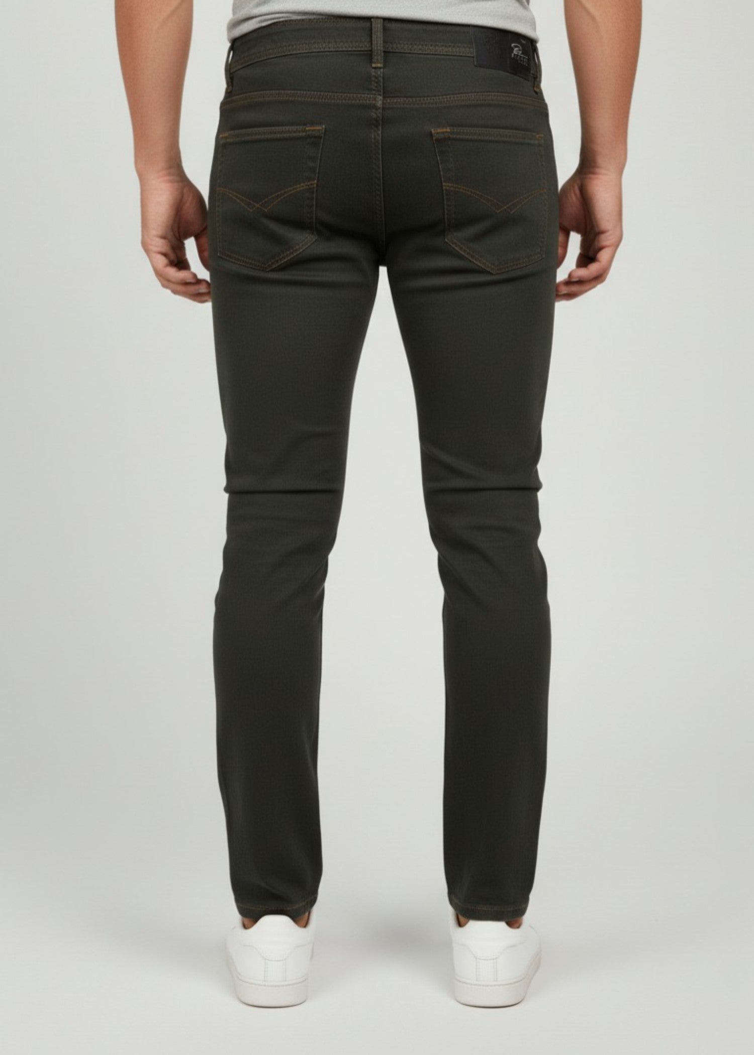 polycotton Jeans in Dark green