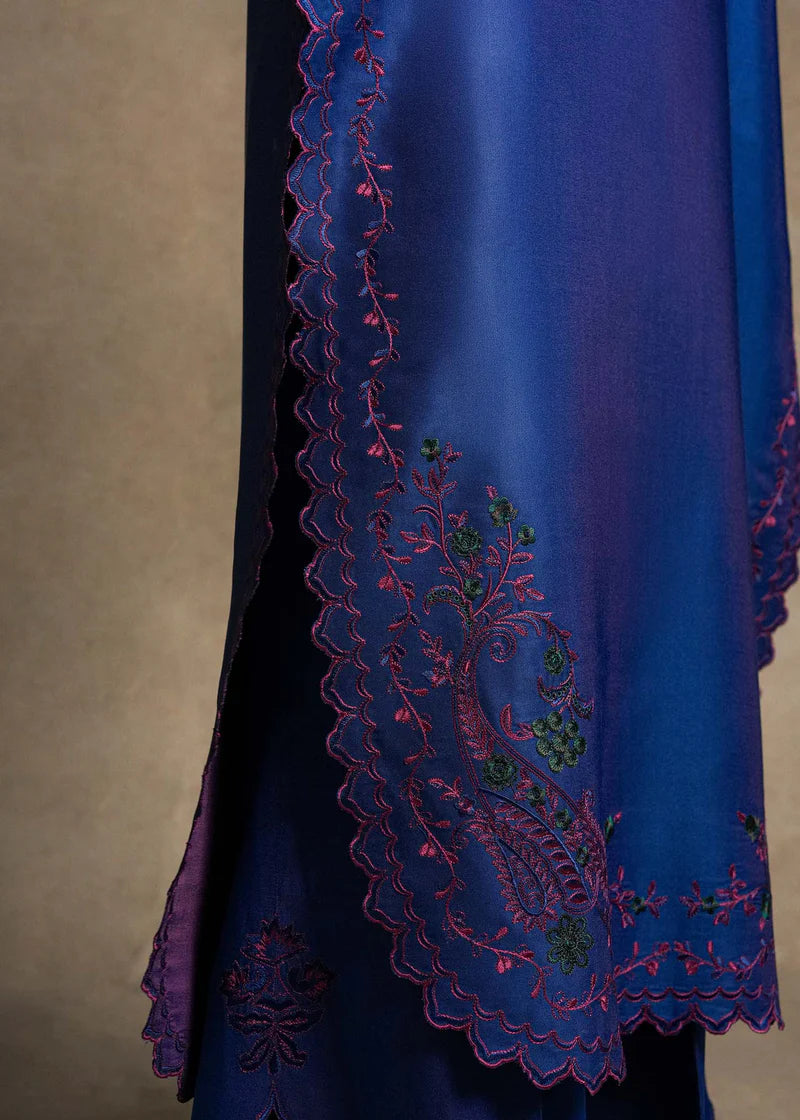 fine khaddar Kurta Set in Blue