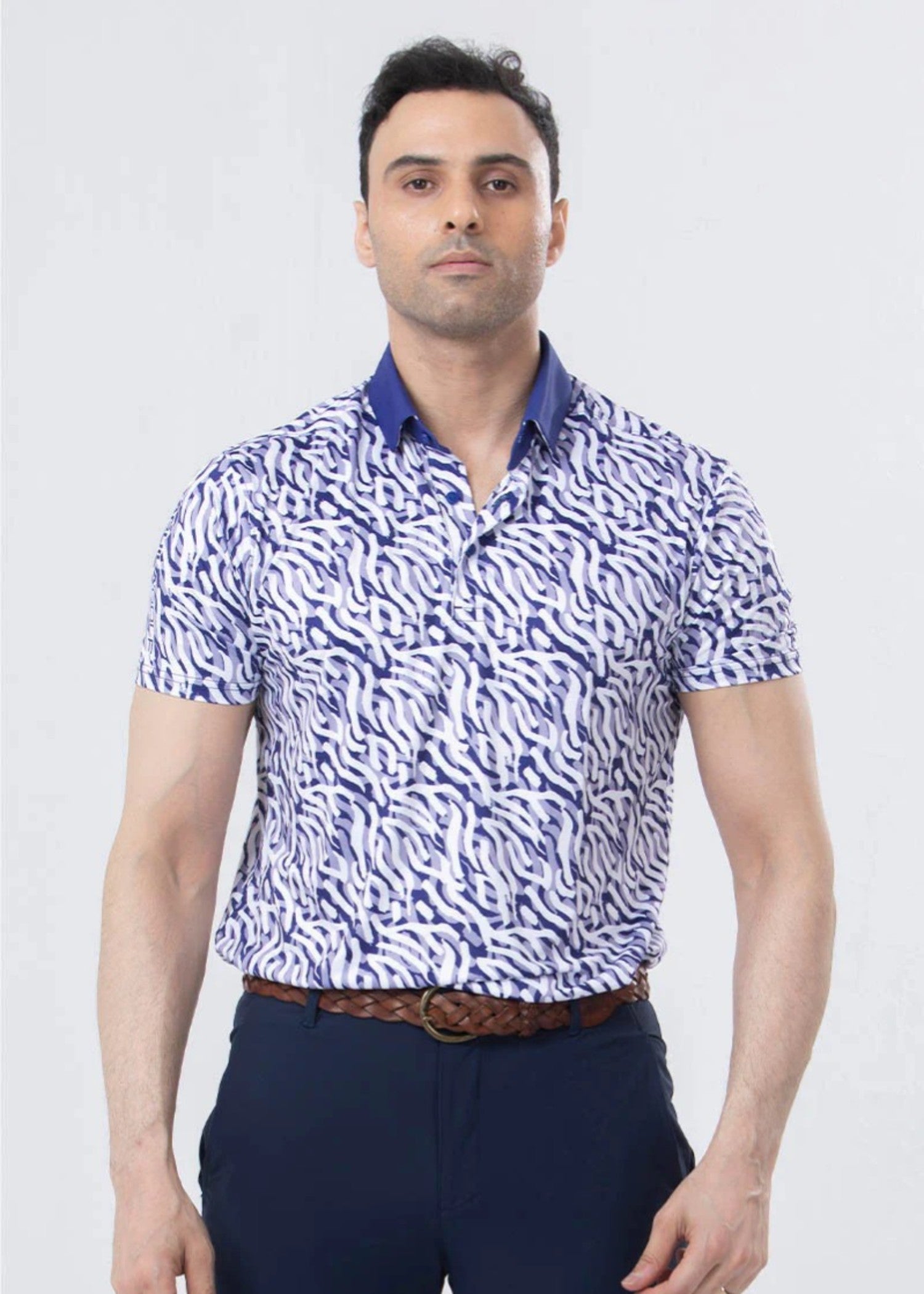 polycotton Polo Shirt in Multi
