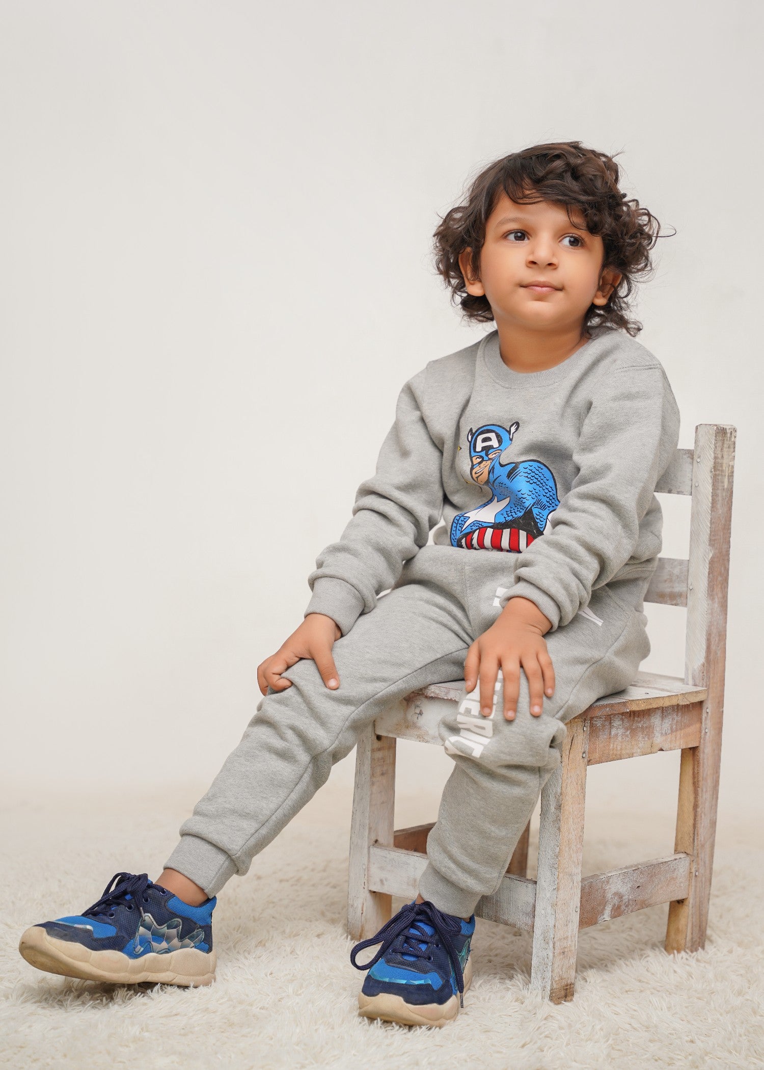 fleece Tracksuit in Grey