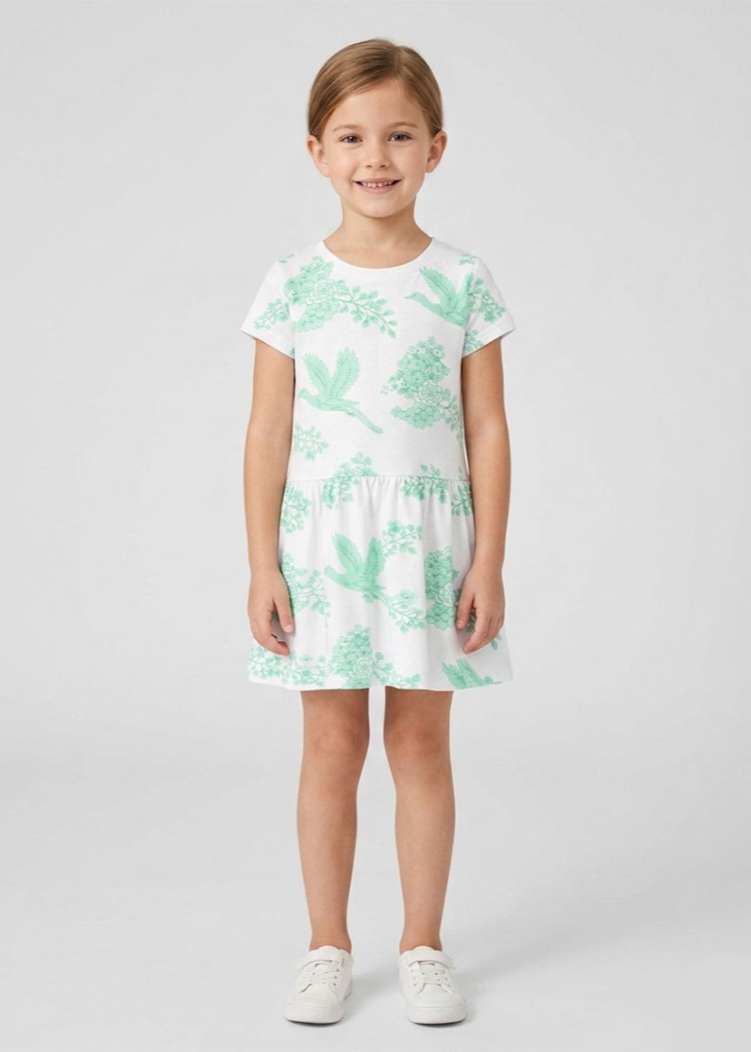 cotton Frock in White