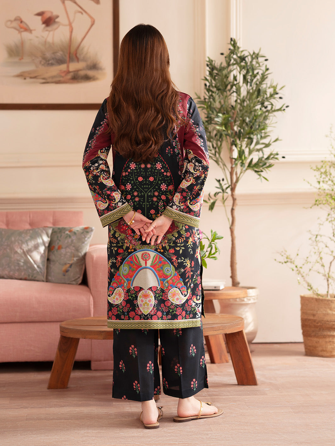 Noir 2PC Lawn – N-08