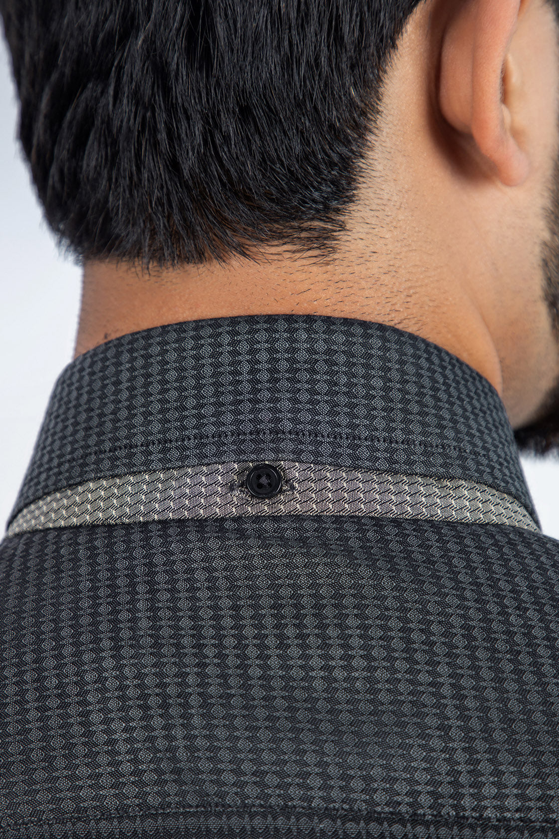 cotton Formal Shirt in Grey