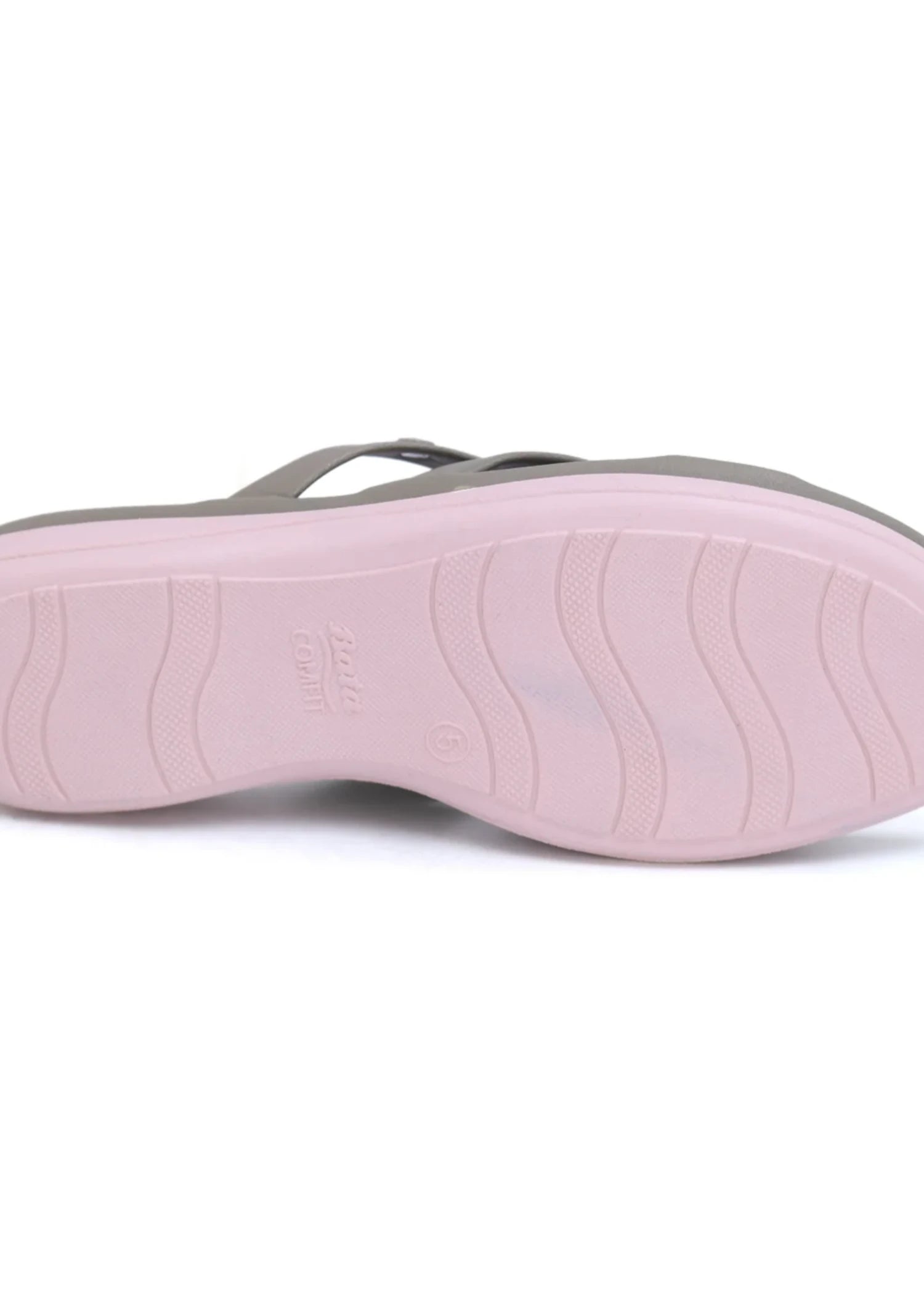 Slides in Ash grey by - High Quality Women Slides TPV0766