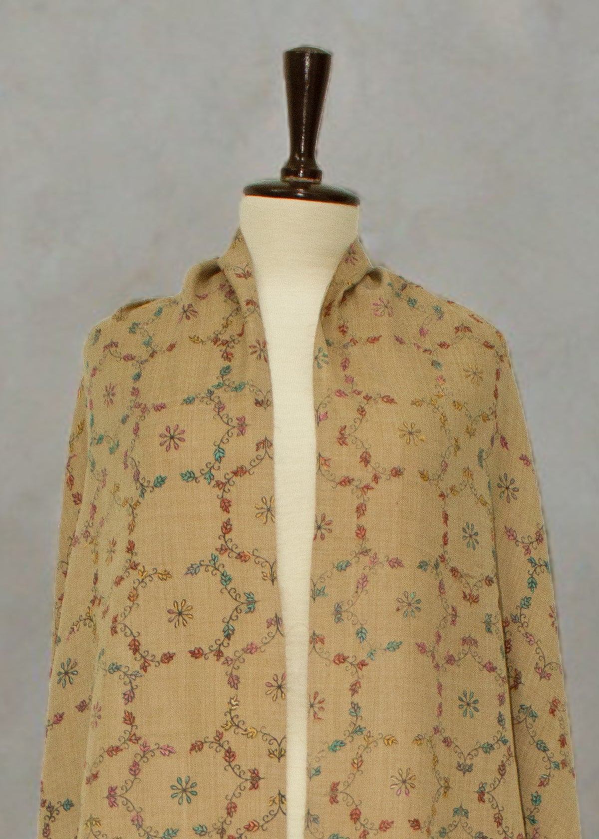 Shawl in Khaki brown Color by - Trendy Women Shawl FTQ5555
