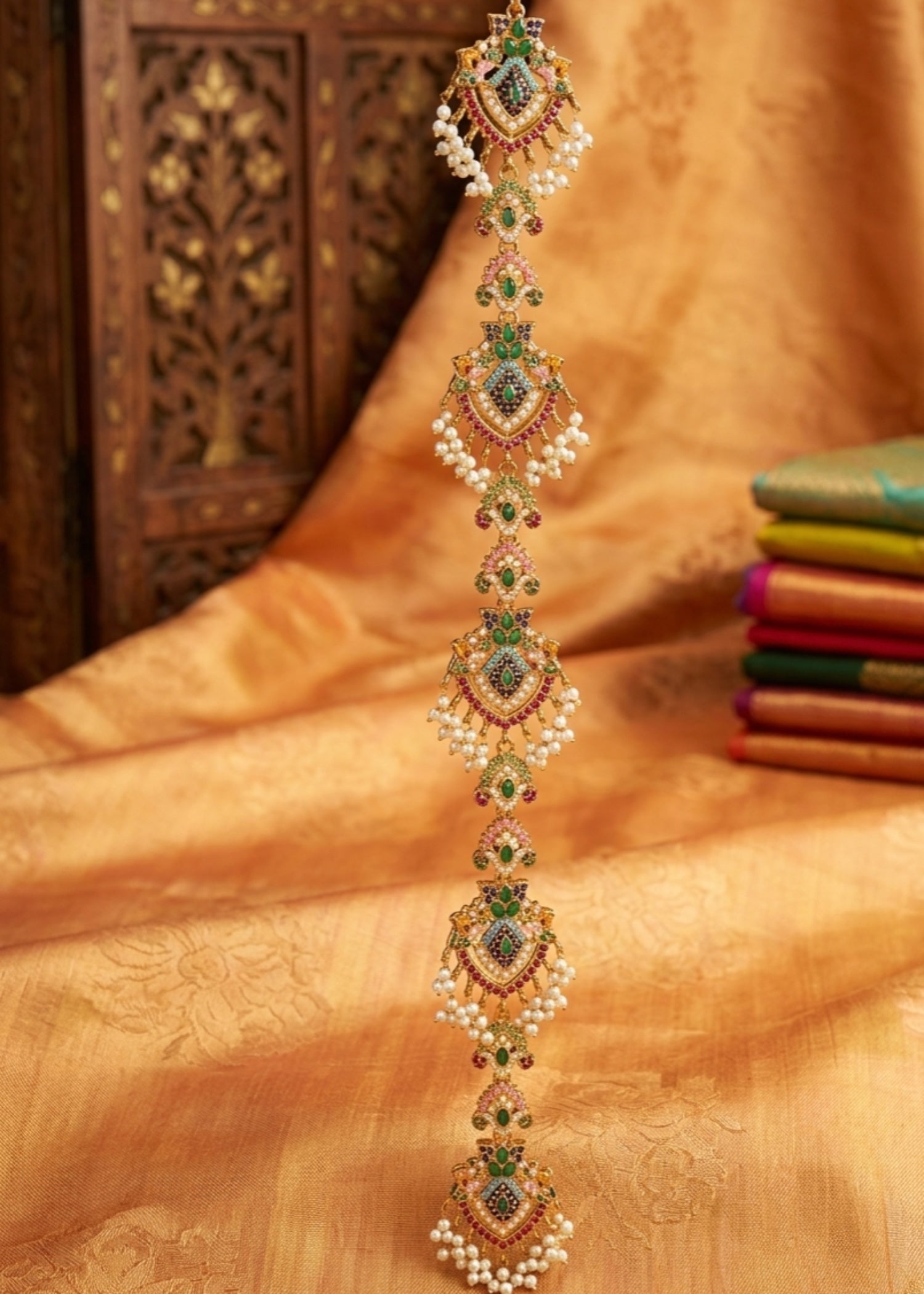 Paranda in Multi Color by - Trendy Women Paranda YXY4208