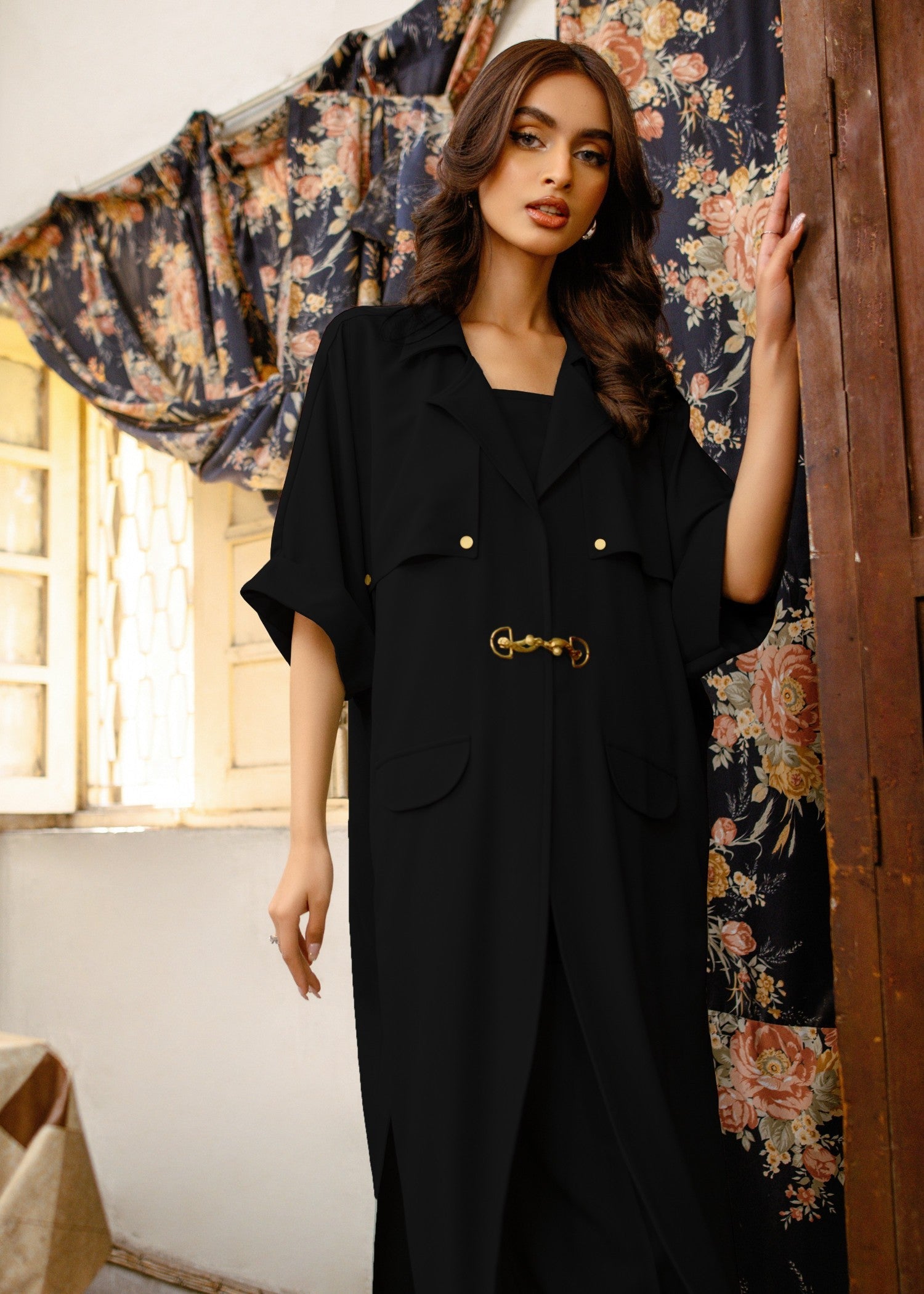 georgette Jacket in Black