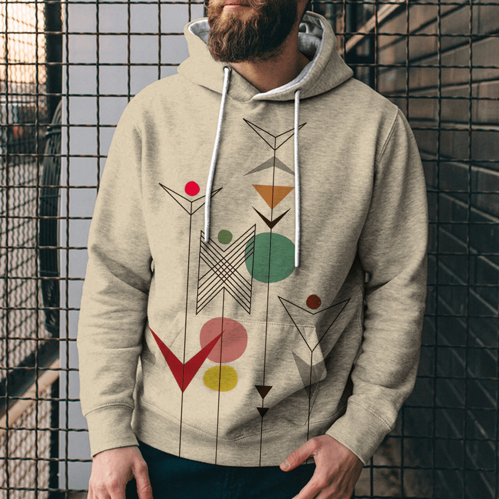 The New Geometric Digital Print Hoodie