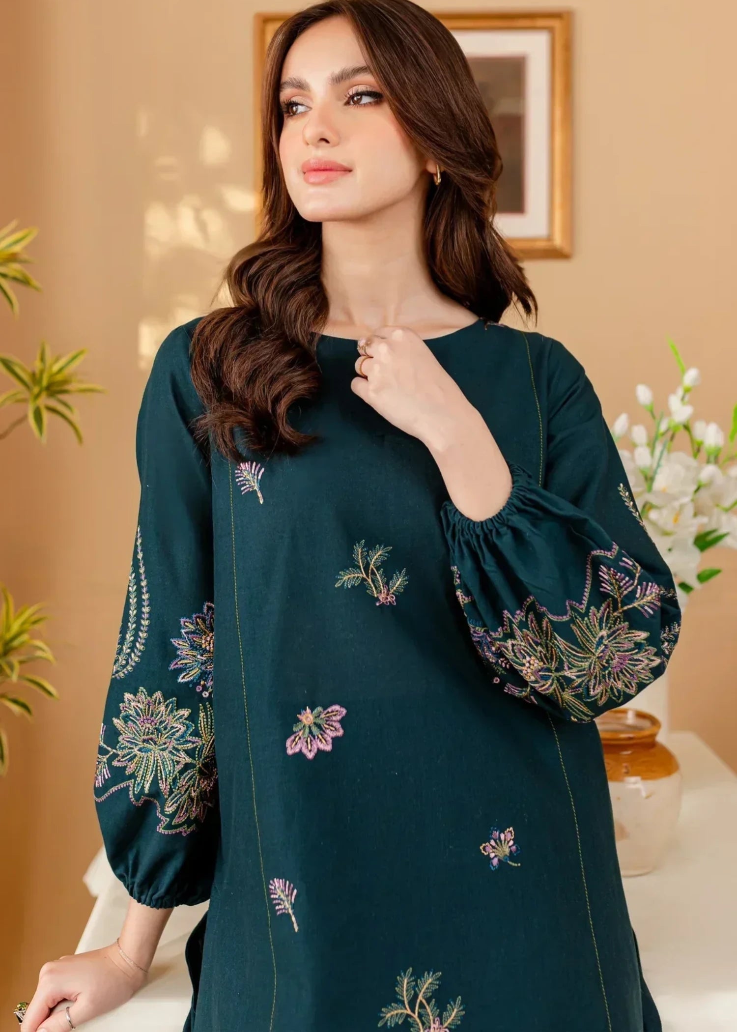 cotton Co Ord Sets in Teal