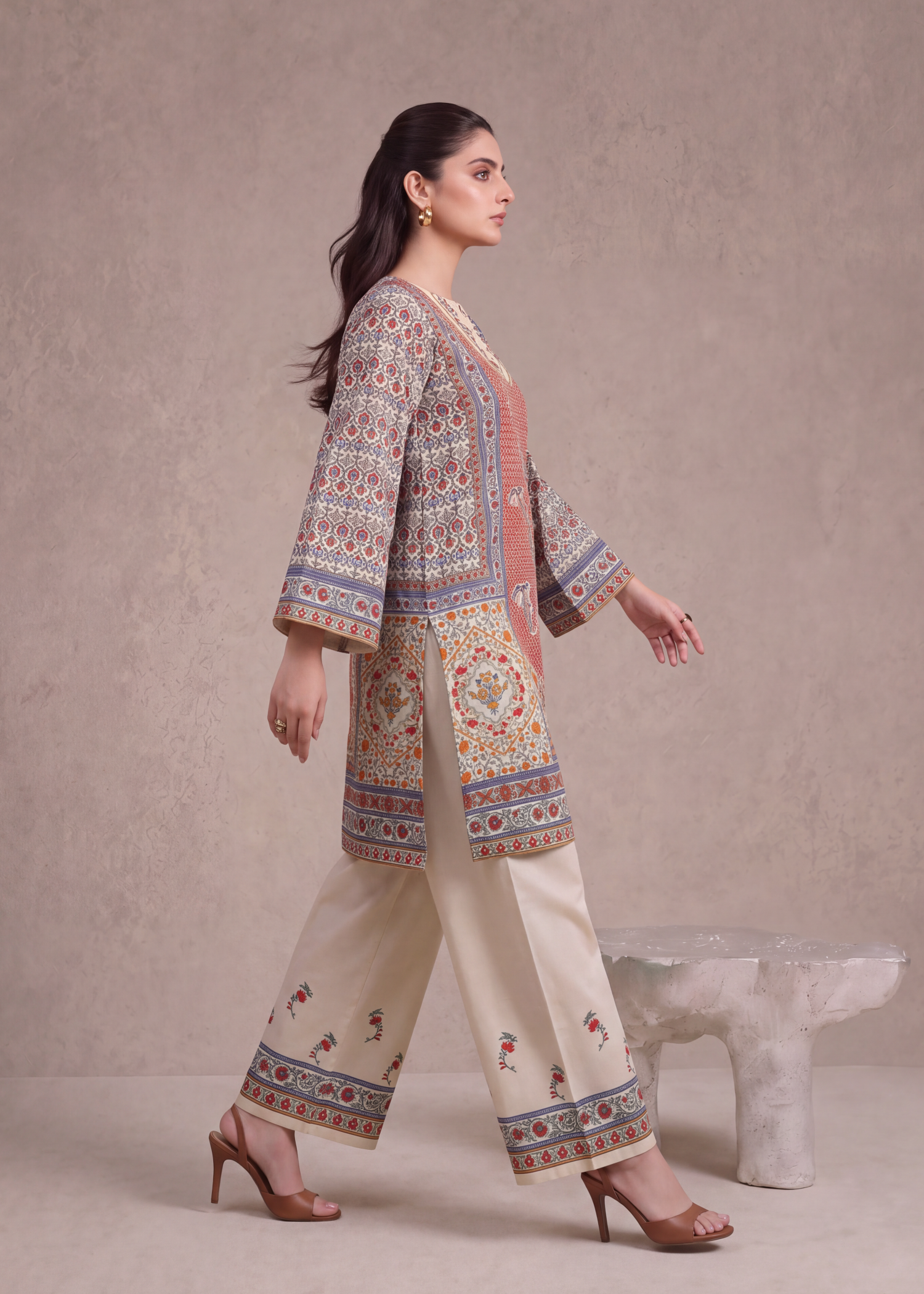 polyester crepe Co Ord Sets in Multi