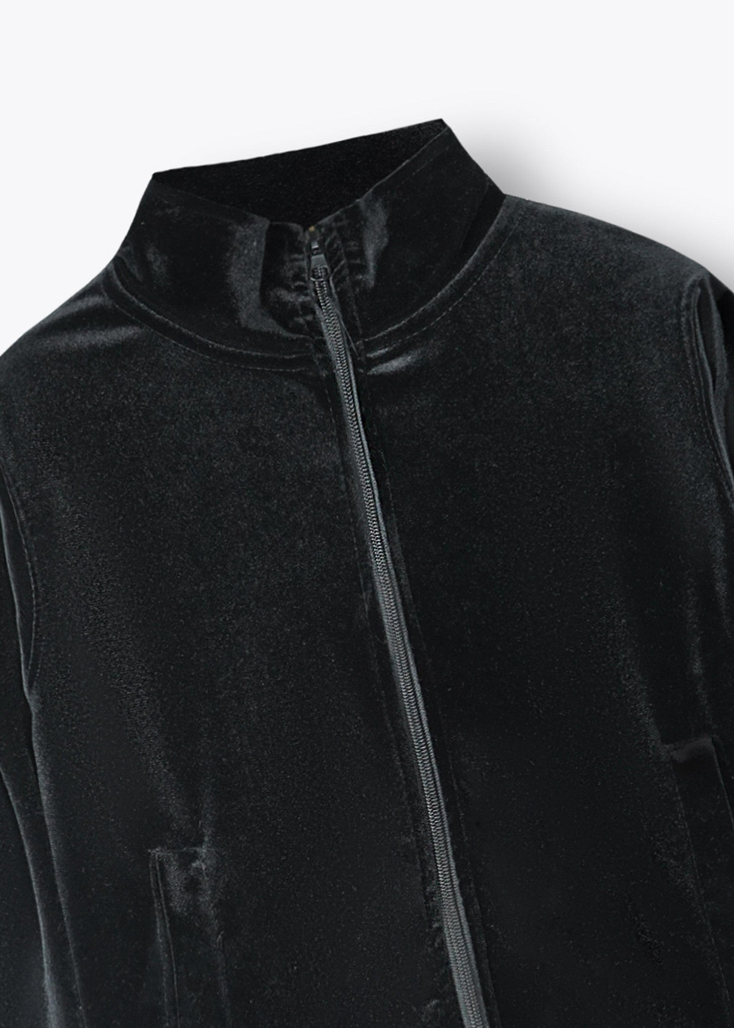 velvet Tracksuit in Jet black