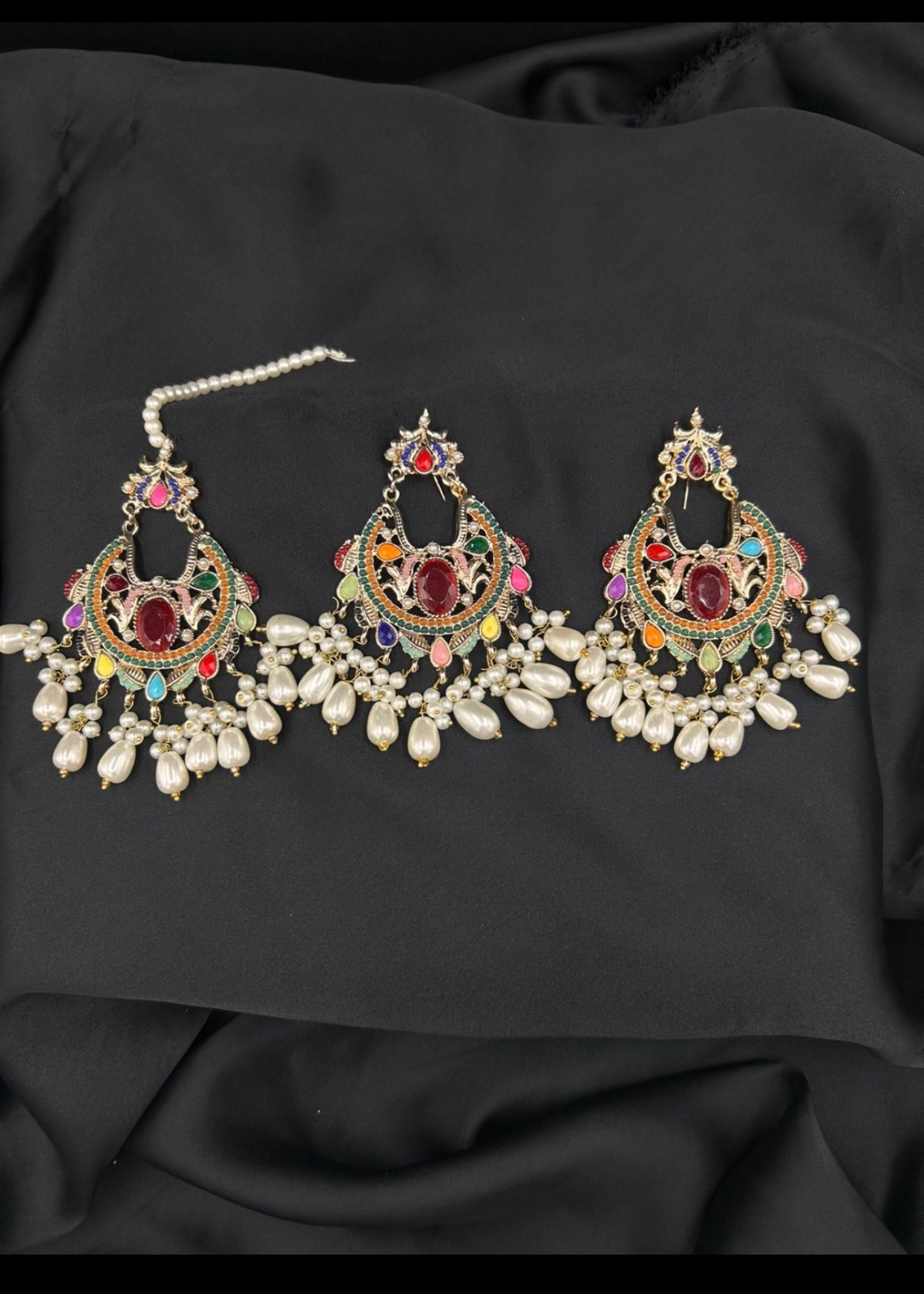 Jewelry Set in Multi Color by - Trendy Women Jewelry Set CUD5002