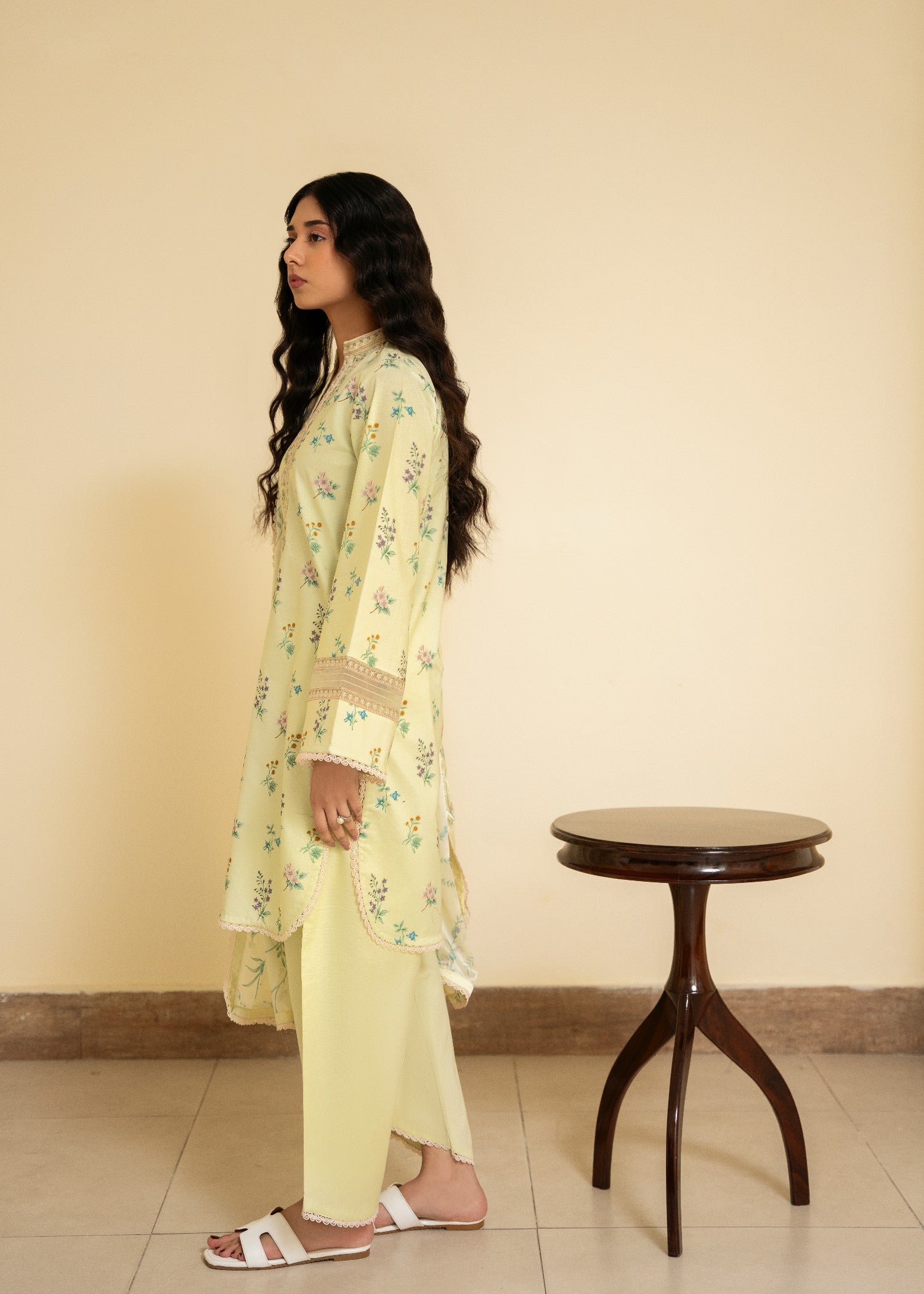 pure cotton Unstitched in Lemonade